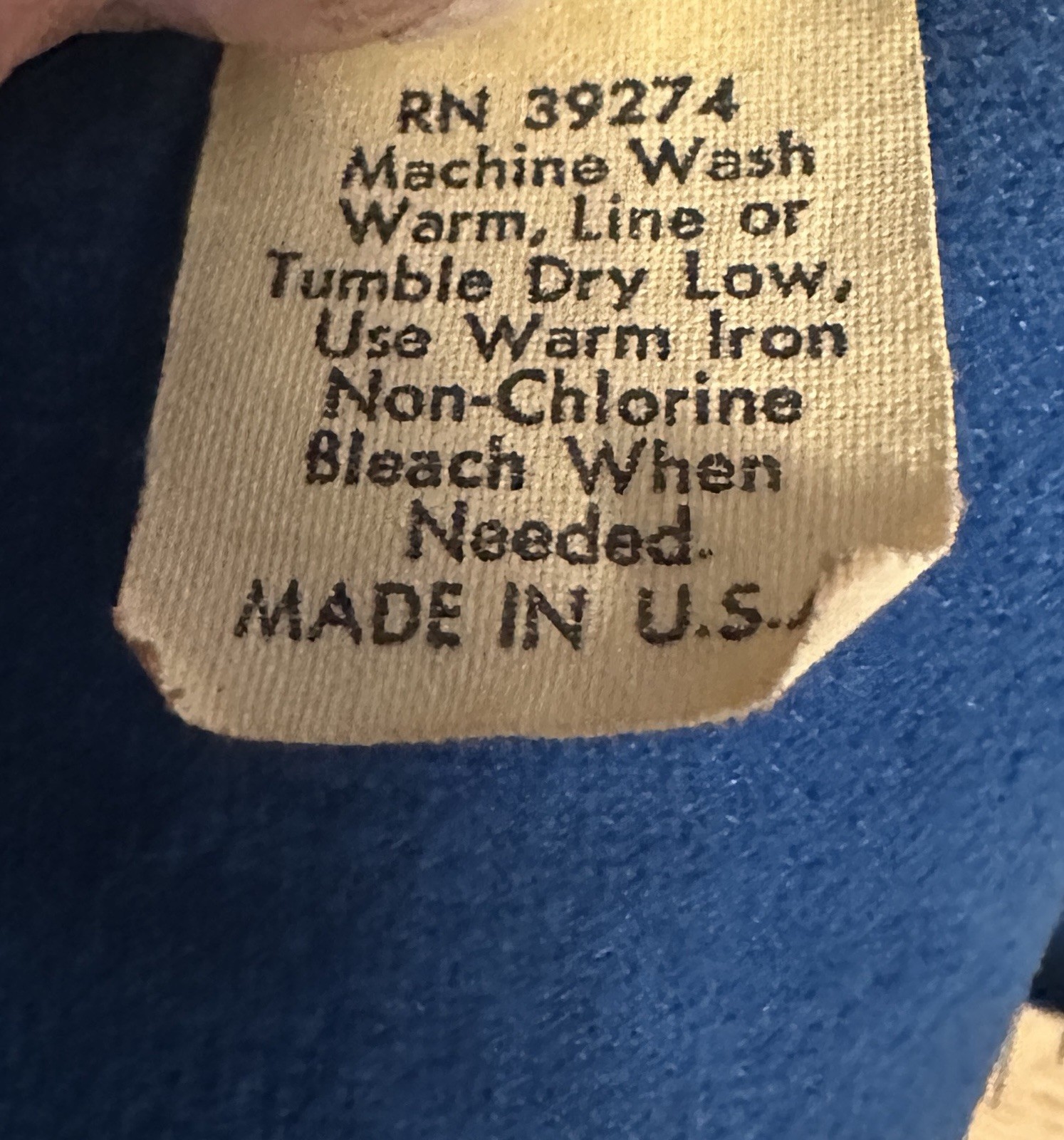 Vintage 80s Blue Button Up Fitted Dress Sz 14 Secretary Lightweight USA Office