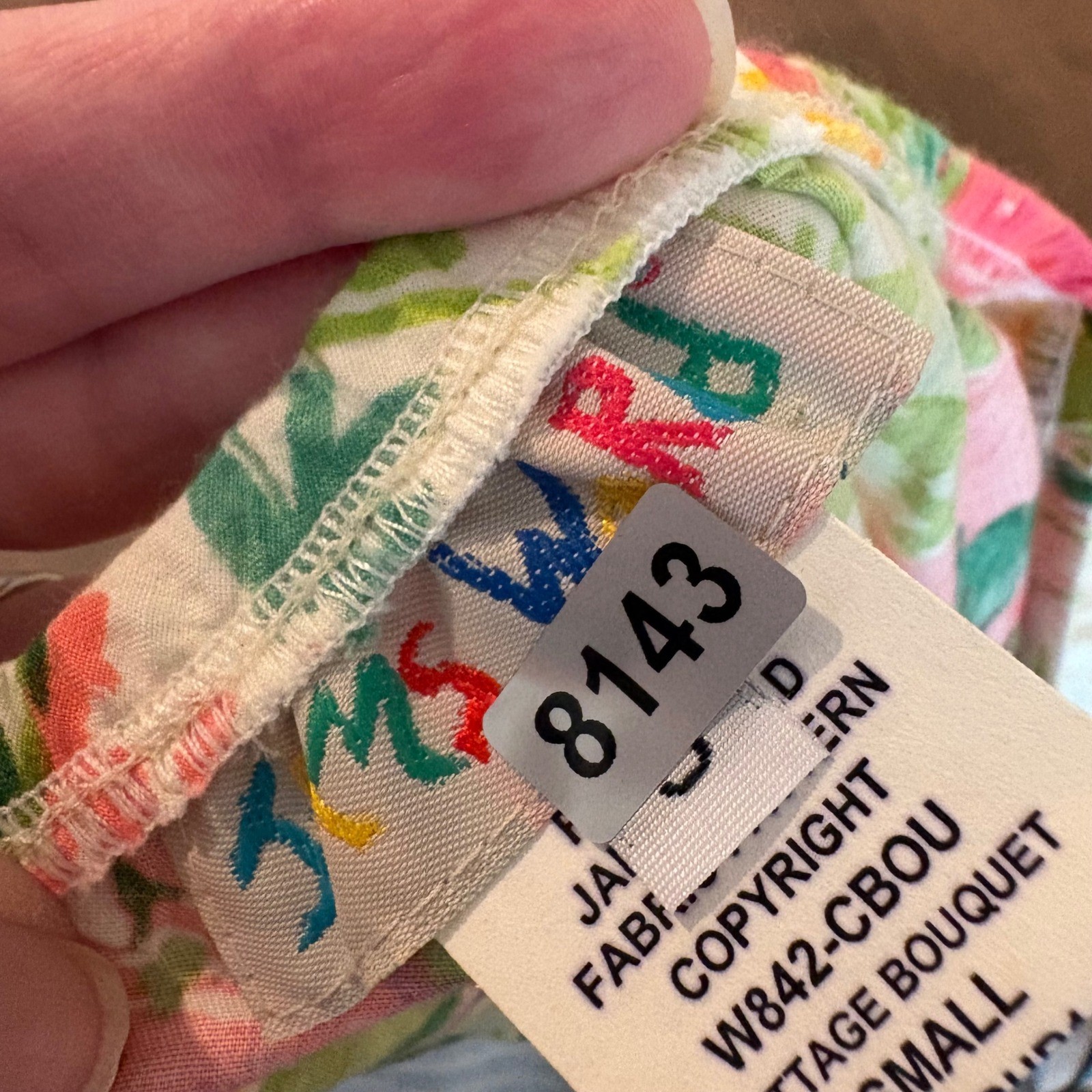 Vtg Jams World Small Floral Maxi Ruffle Skirt Rayon Cottage Bouquet Resort Art