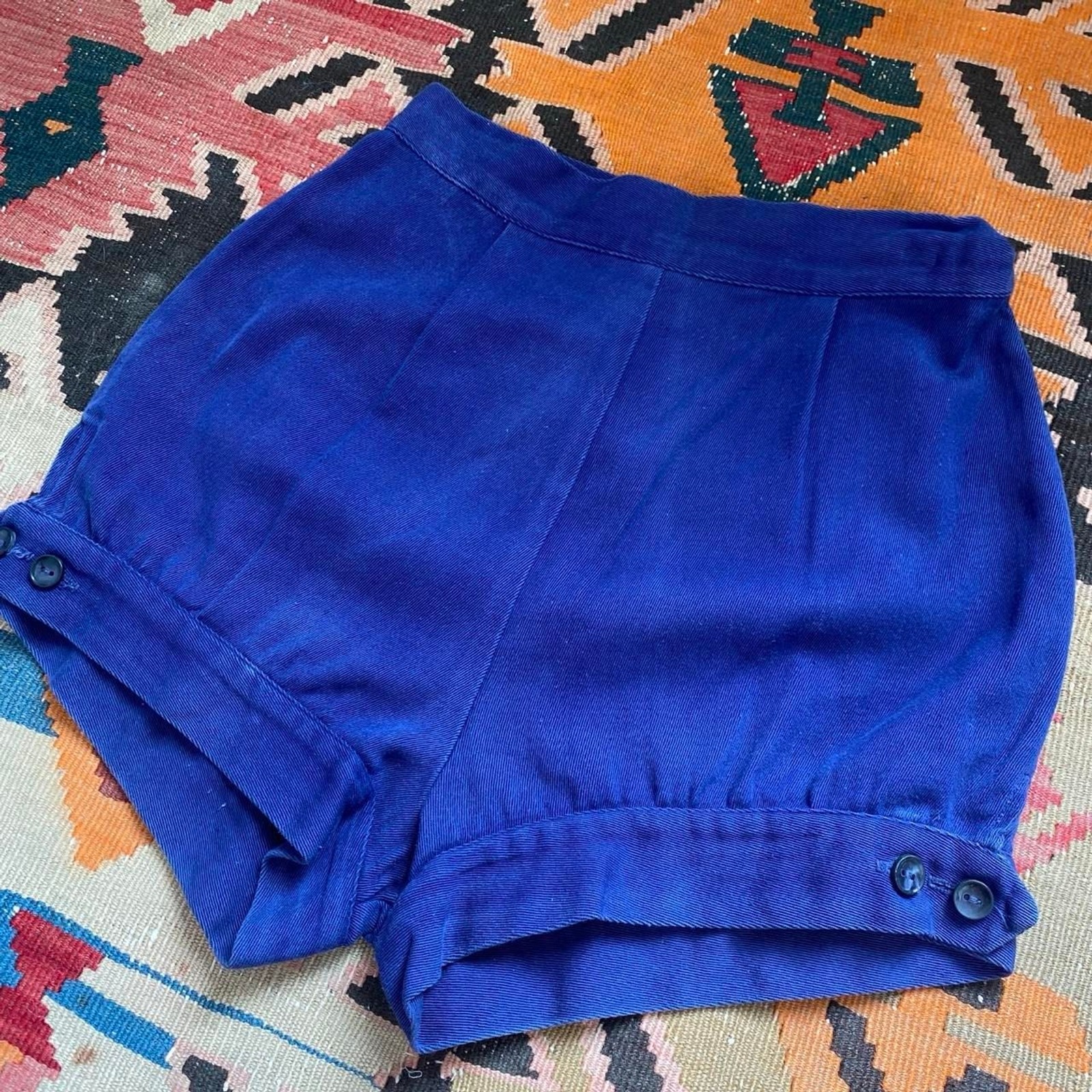 1930s/1940s Catalina navy blue cotton shorts