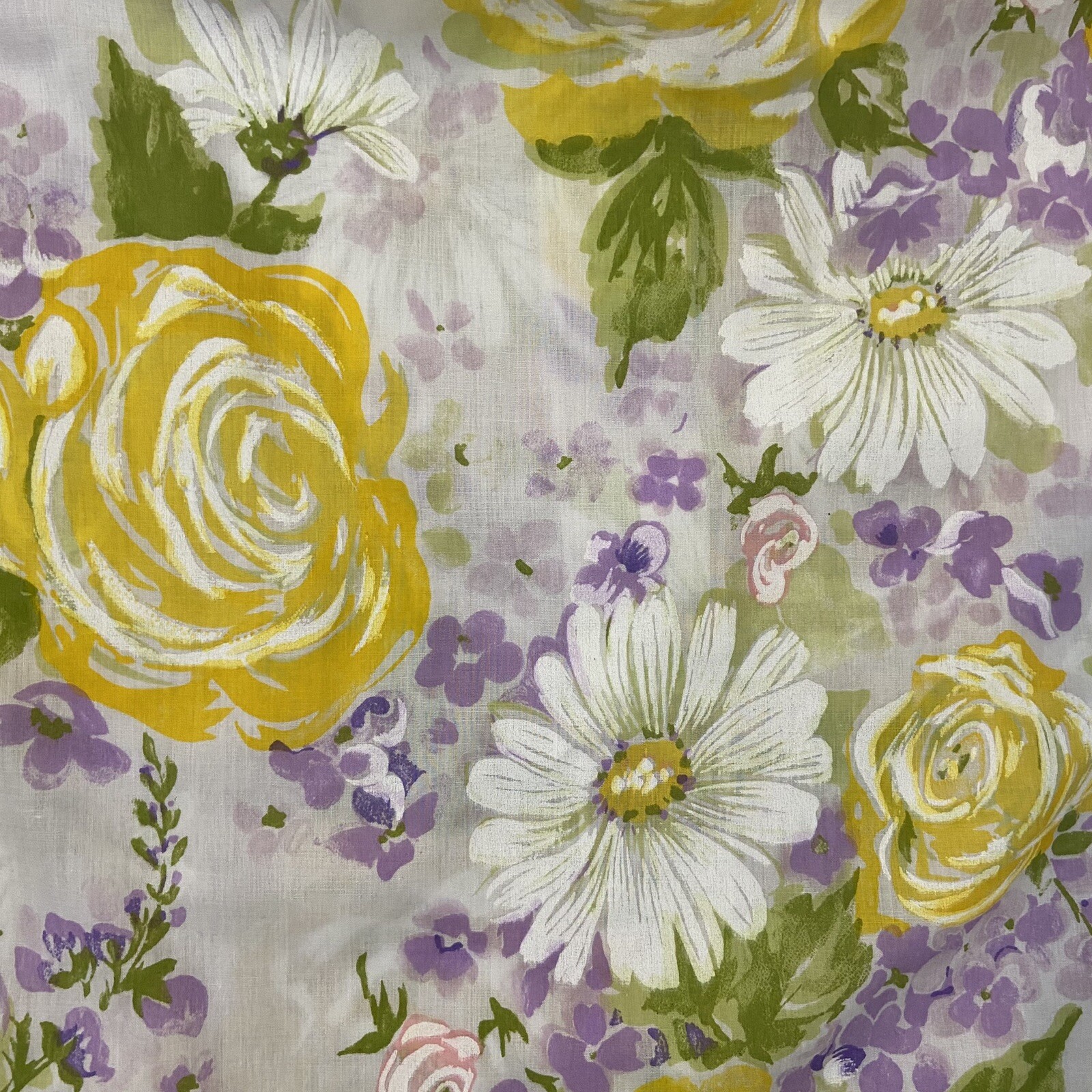 Vintage Allover Floral Print 60s 70s House Coat Women’s 38