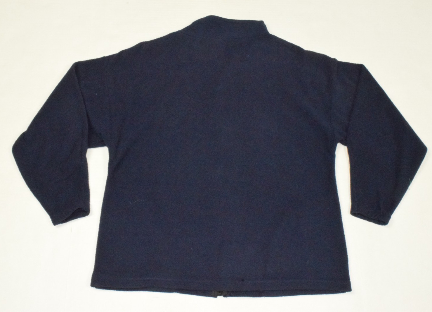 Vintage Olympics Fleece Jacket Size M 80s Navy Blue Thin Fleece Made USA