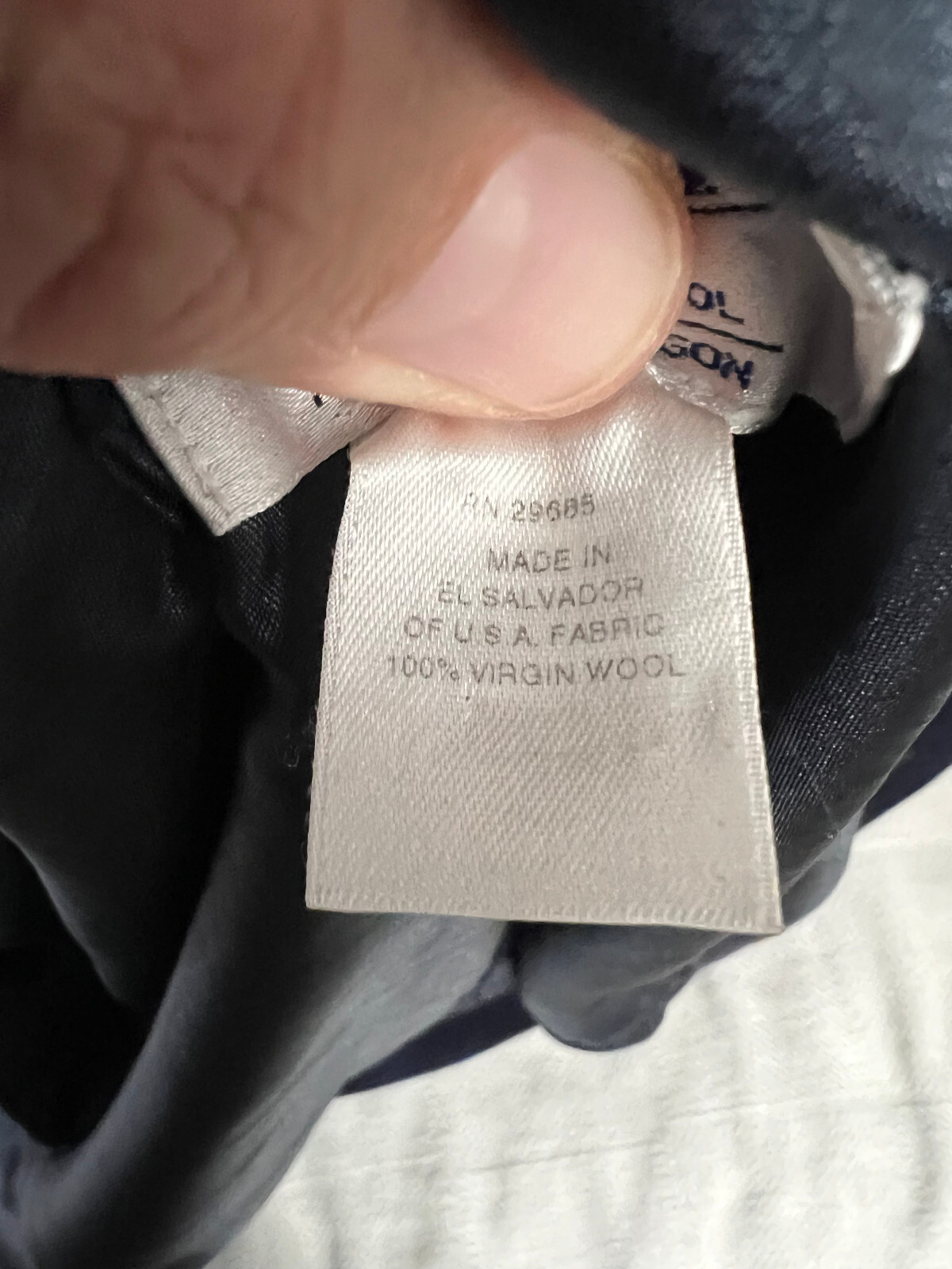 Vintage Pendleton Women&rsquo;s Virgin Wool Suit Jacket Blazer Navy Blue 10