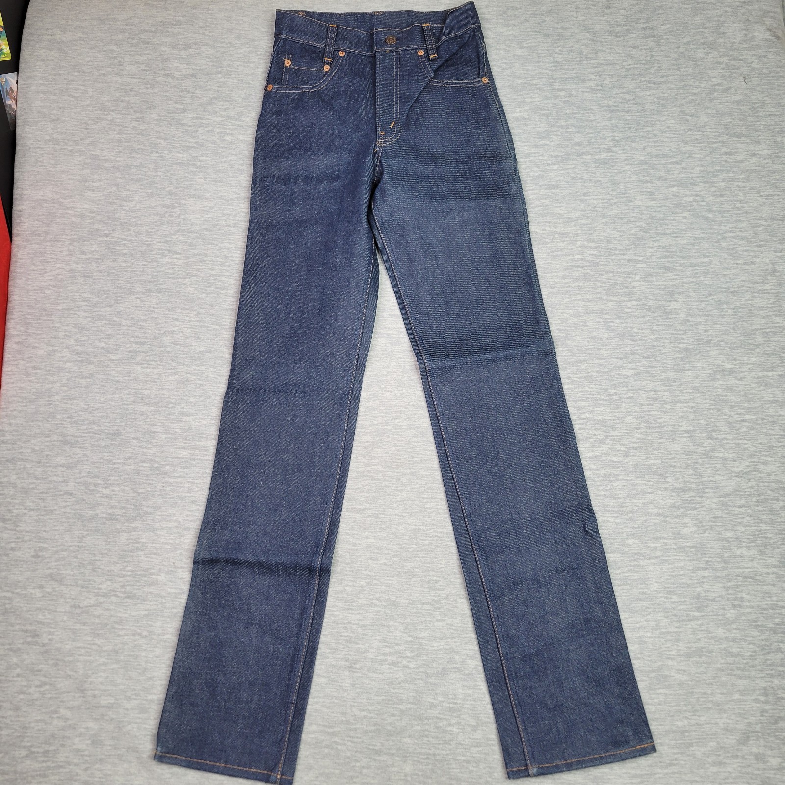 VTG 80s Levis Student Jeans Size 26×34 Made In USA Sample Pair SEE DESCRIPTION