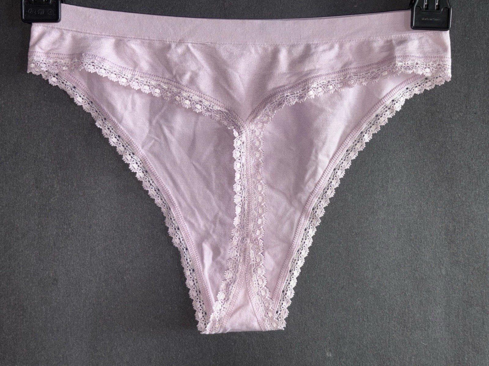 Warner’s Warner Y2K Brief Thong String Lilac Nylon 6 M Panty Bikini Underwear