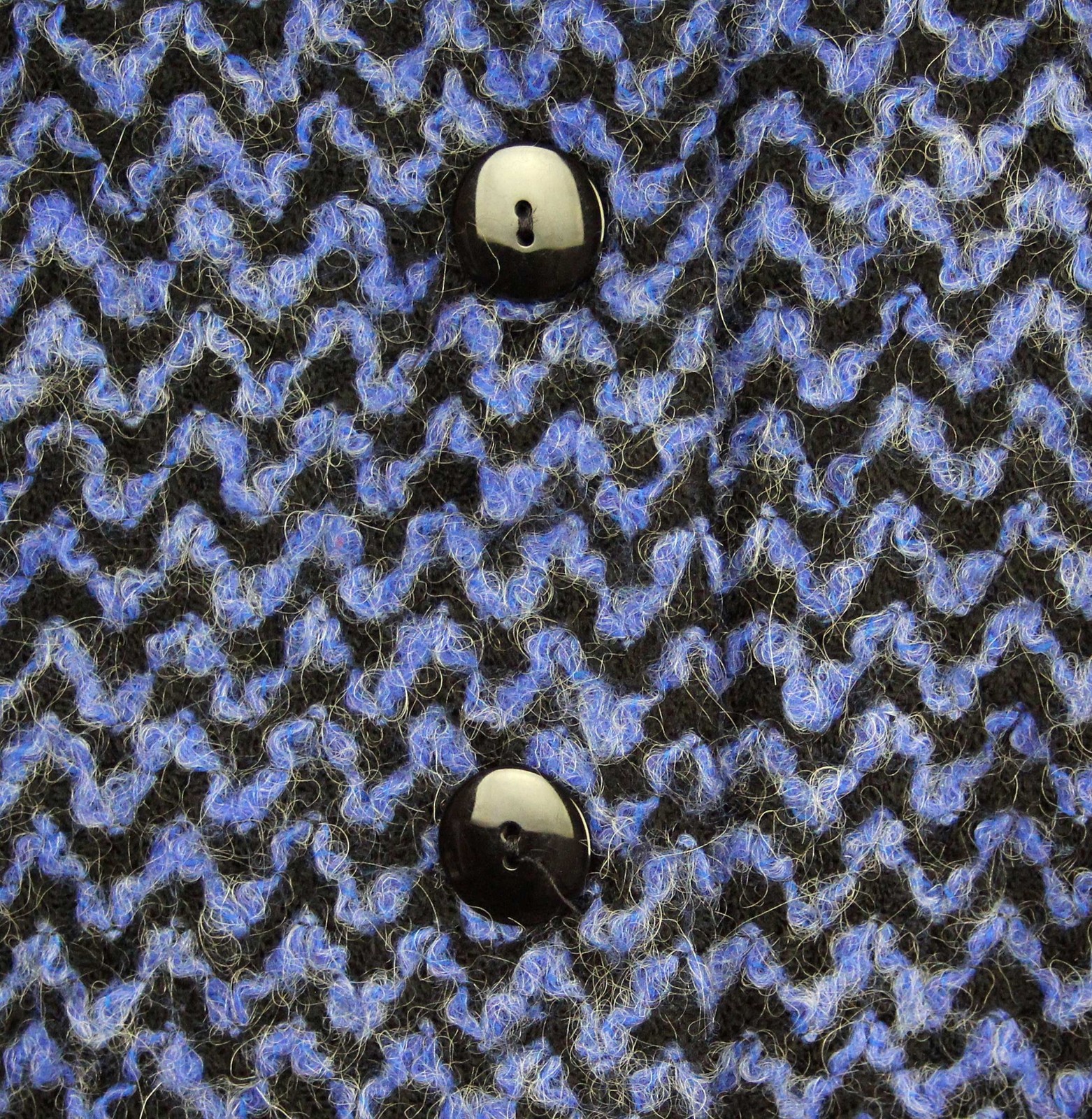 1980s Vintage Castleberry Suit Jacket Blazer Blue Wool Mohair Blend Boucle 12