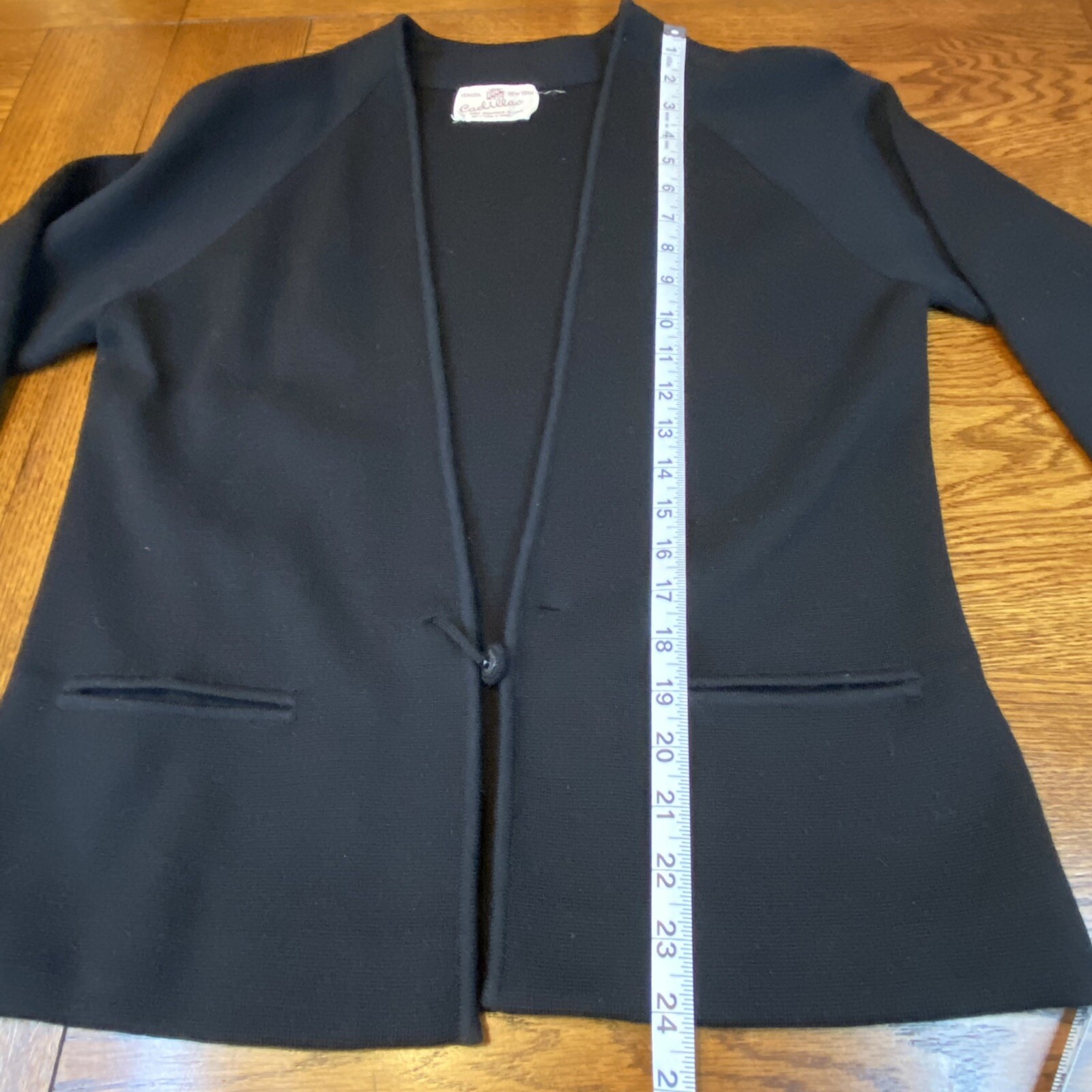Vintage Cadillac 100% Virgin Wool Sweater & Skirt Sz 12 w/ blouse Made in Italy