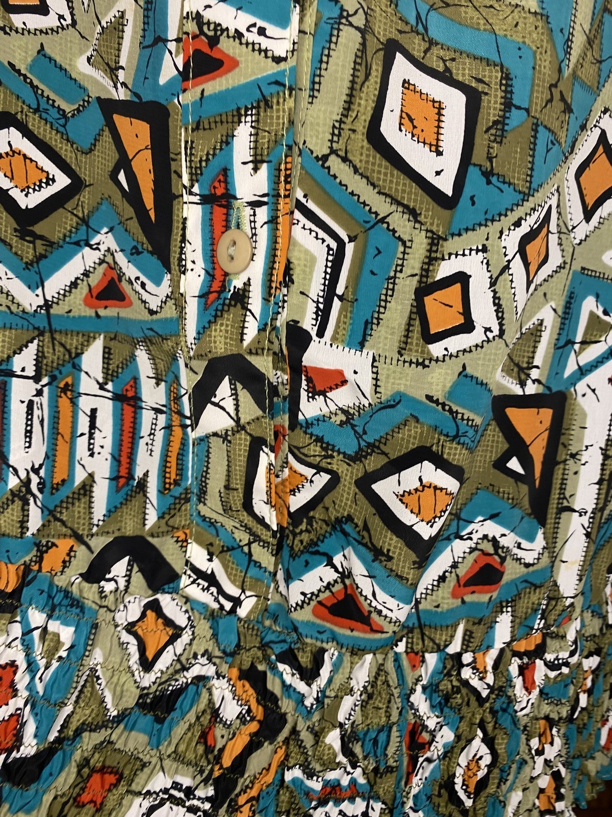 Abstract 80s Shirt Size 10