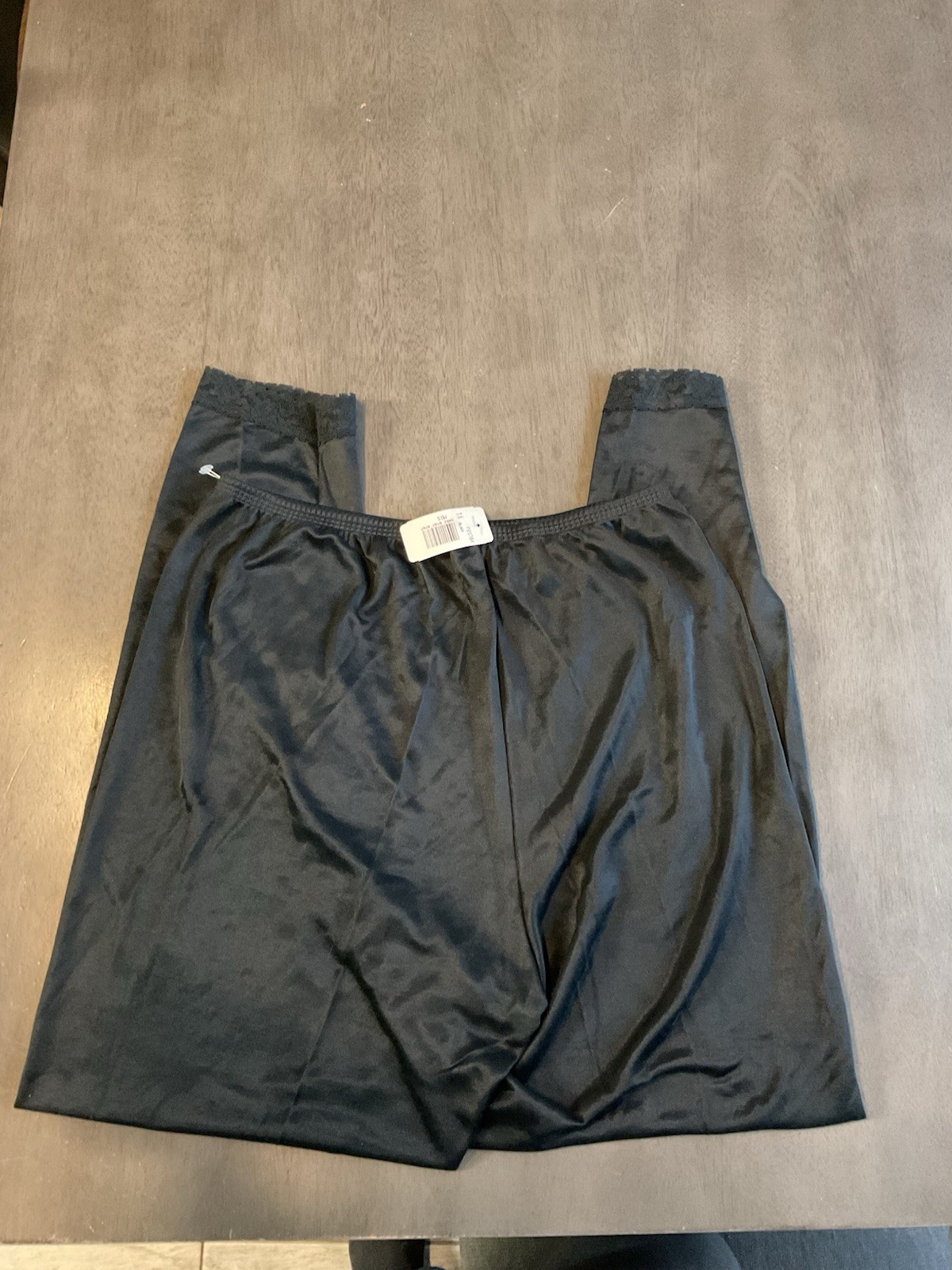 Vntg NWT 1X Cuddl Duds Long Pants Lace Cotton Nylon U.S.A. Made Mint Condition