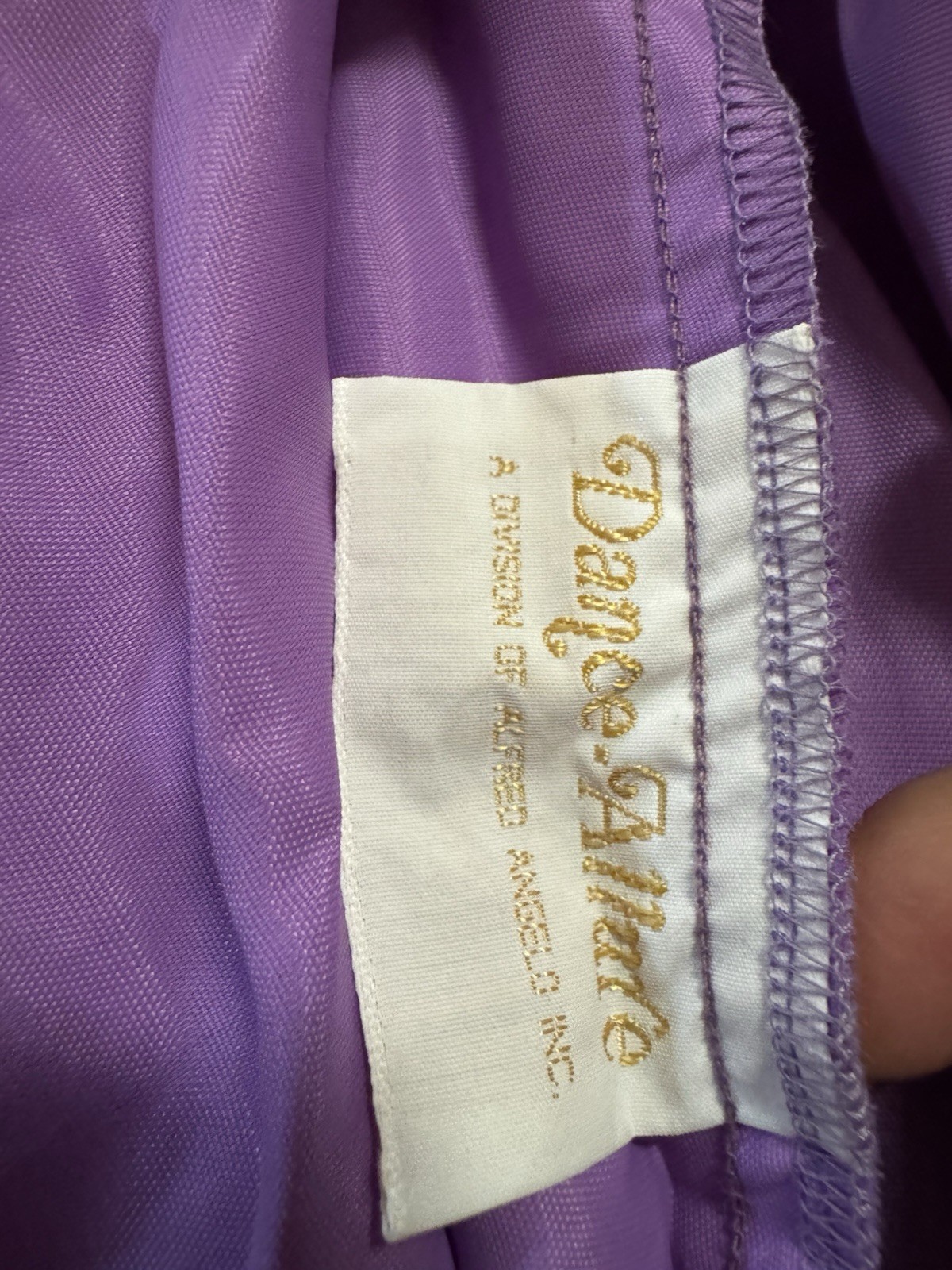 VTG Dance Allure Gown Prom Dress Womens 9/10 Violet Pageant Bridal 80s USA NWT