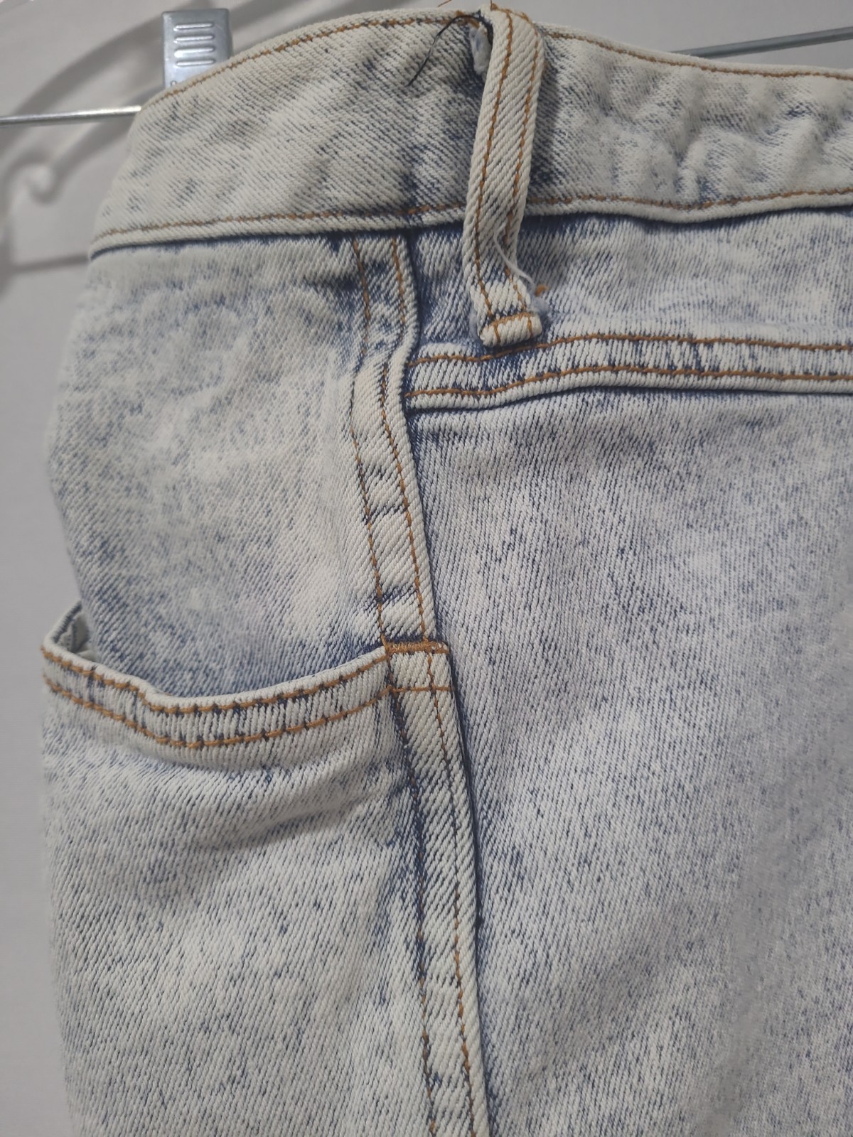 Vintage Golden Star High Rise Acid W Jean Shorts Junior 13/14 Lace Heart Inserts
