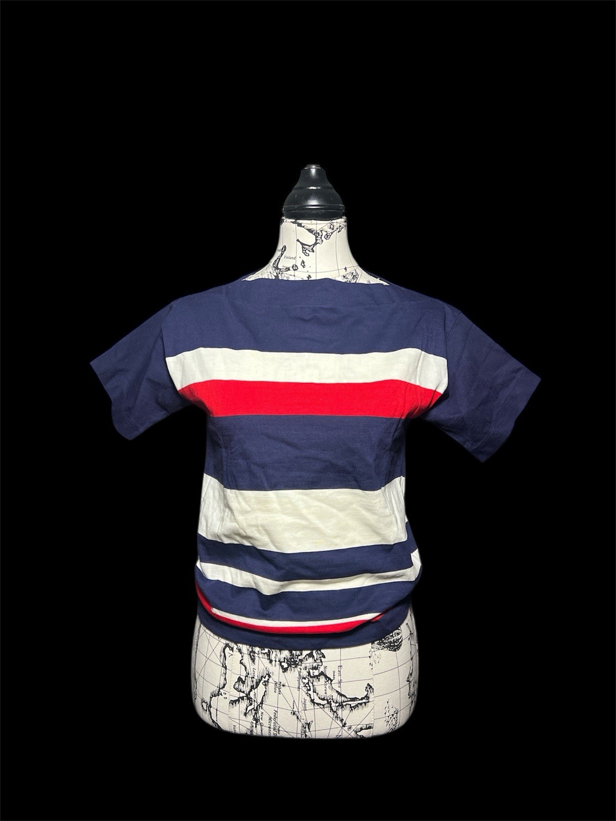 Vintage Jeanie Women’s Boatneck Shirt 60-70’s Small Short Sleeve