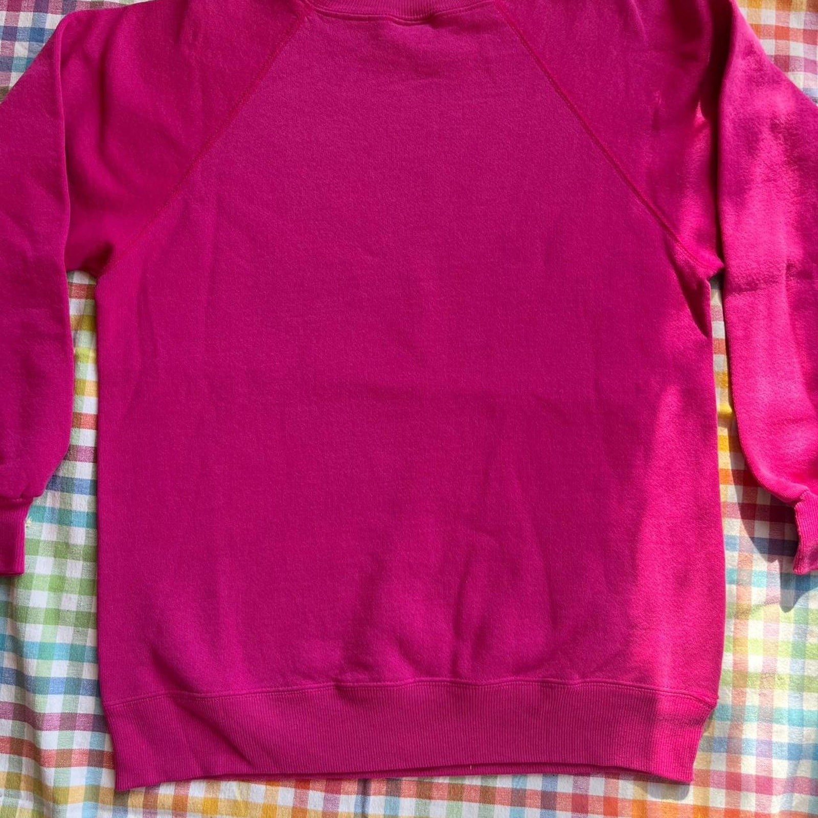 Vintage 1990s Lighthouses In Maine Berry Pink Classic Crewneck Sweatshirt XS/S