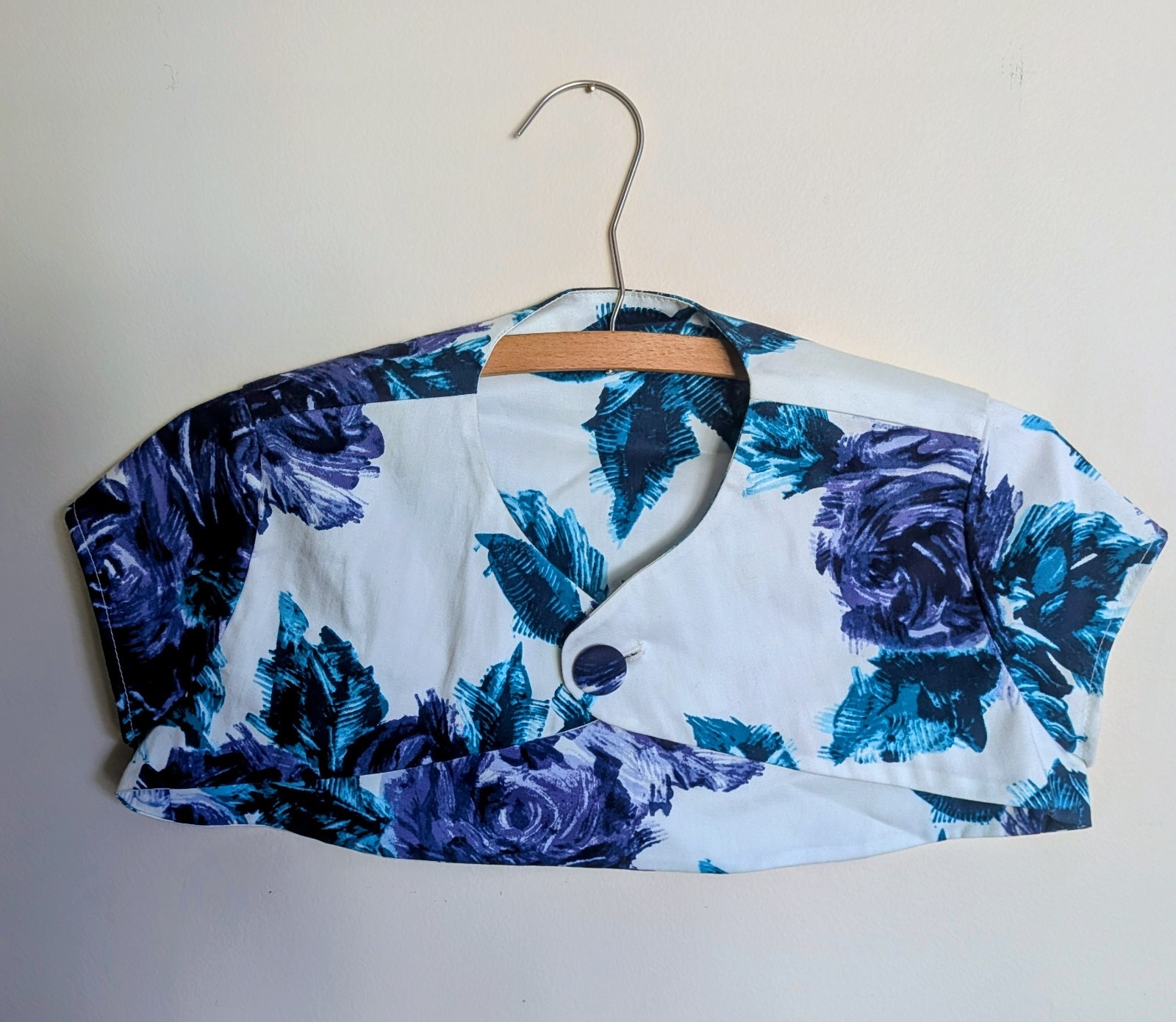Pinup Couture Erika Wiggle Dress Blue Rose Floral + Matching Bolero – Size Small