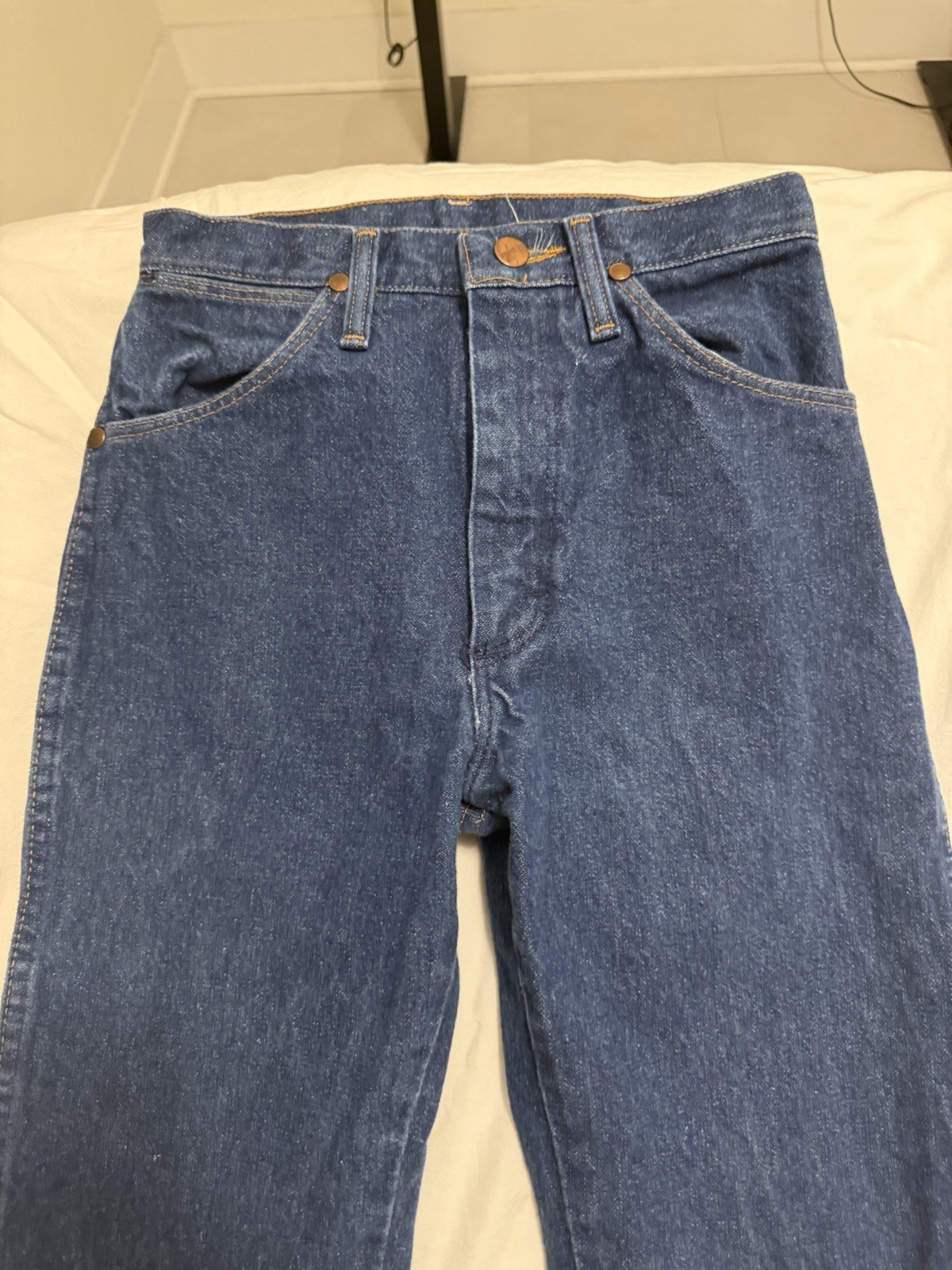 Women’s Wrangler 14mwz 25 X 32 high-Rise Cowboy Cut Slim Fit Made In Usa Vintage
