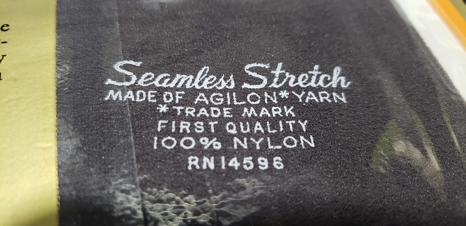 3 Pair NOS Vintage Arthur Murray Seamless Stockings Average Off Black 1960s-70s