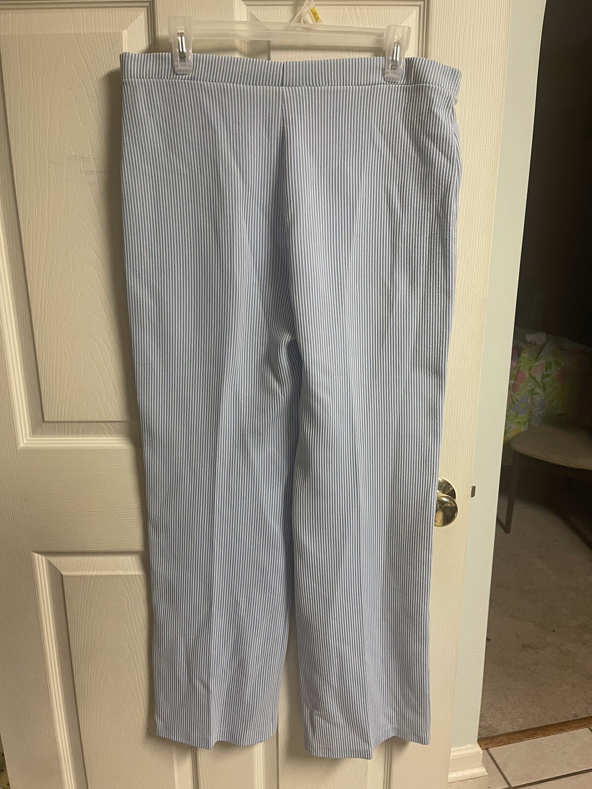 4 Pc Set VNT 70s Large 14 poly suit Skirt Vest Top Pants Blue Stretch Mod Hippy