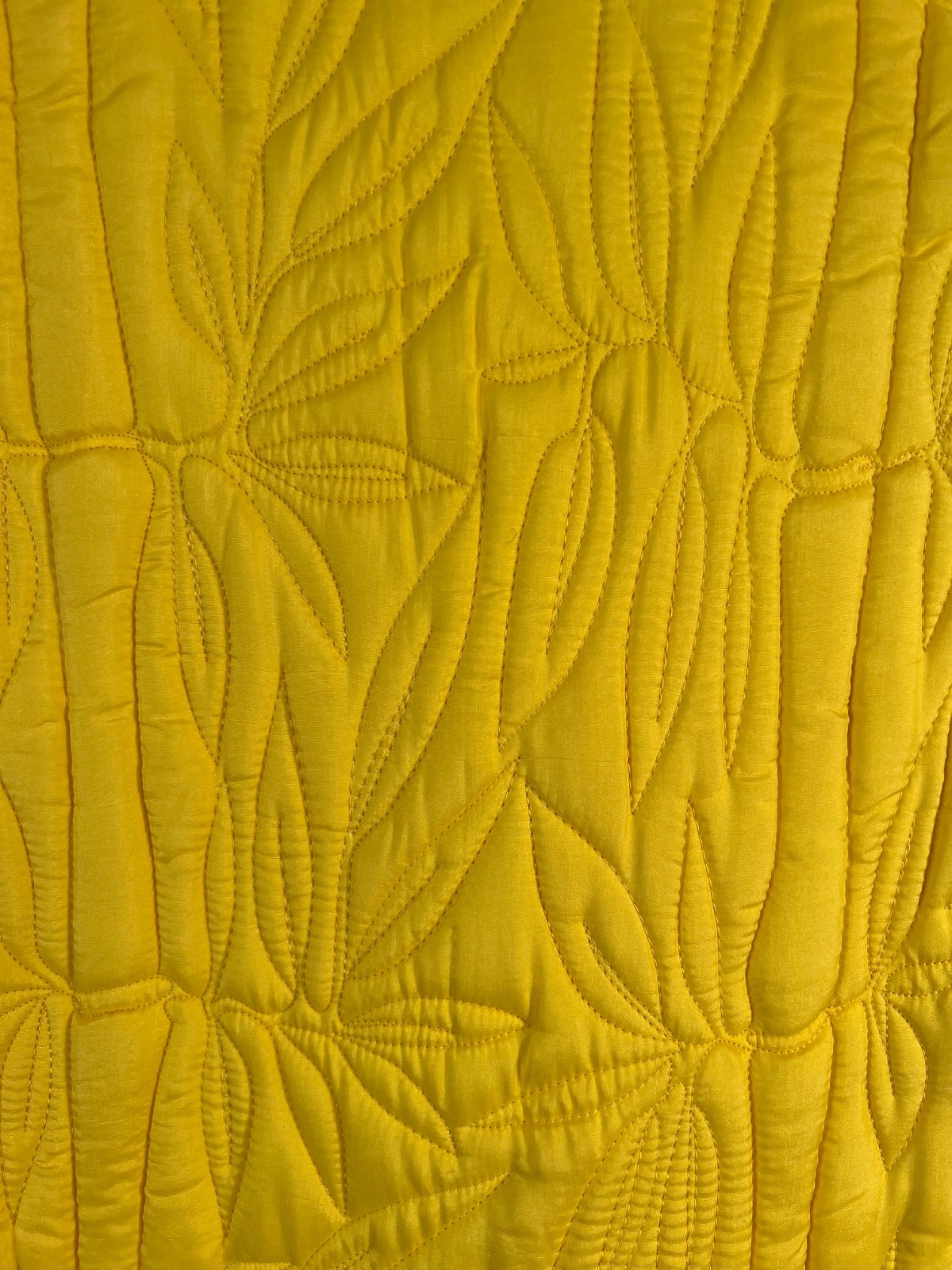 Vintage Dynasty Hong Kong Quilted Housecoat Robe Medium (Petite) Yellow Silk