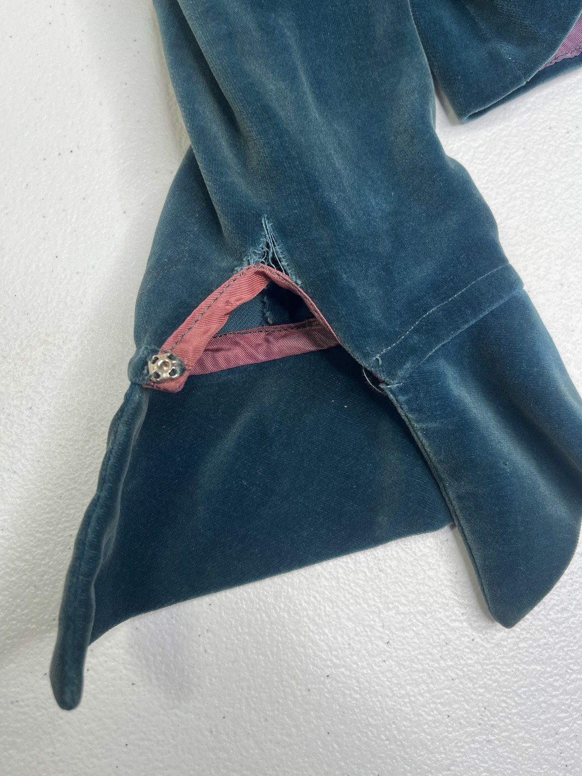 vintage velvet skirt suit matching blazer and skirt 1940/50