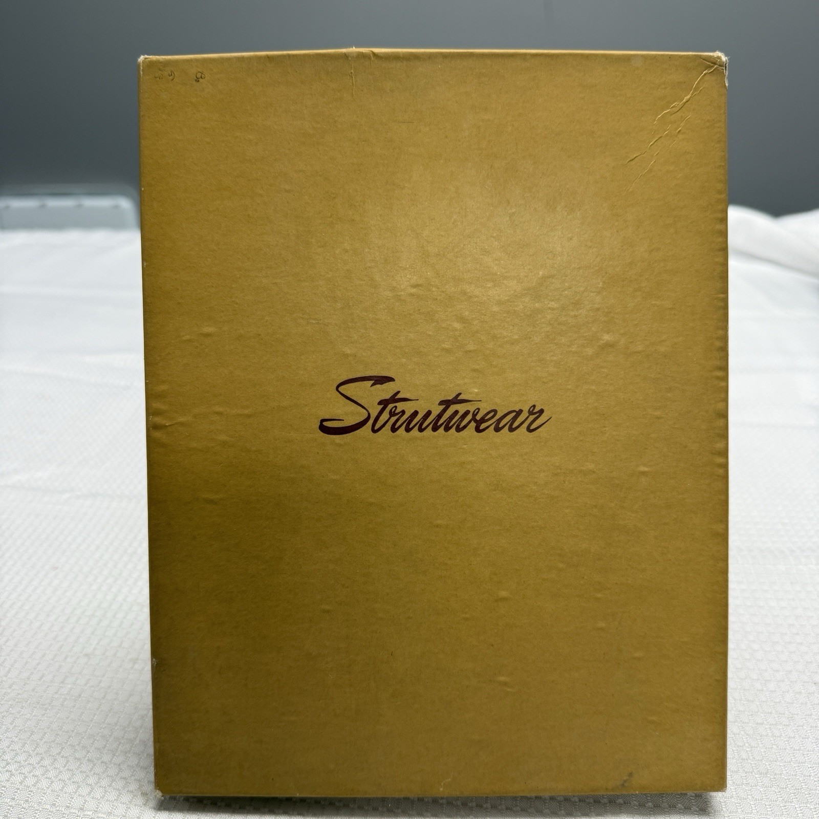 3 Pairs Vtg 50s Strutwear 615 Dove Gray 8.5 Nylon Stockings Seams New 1 Box