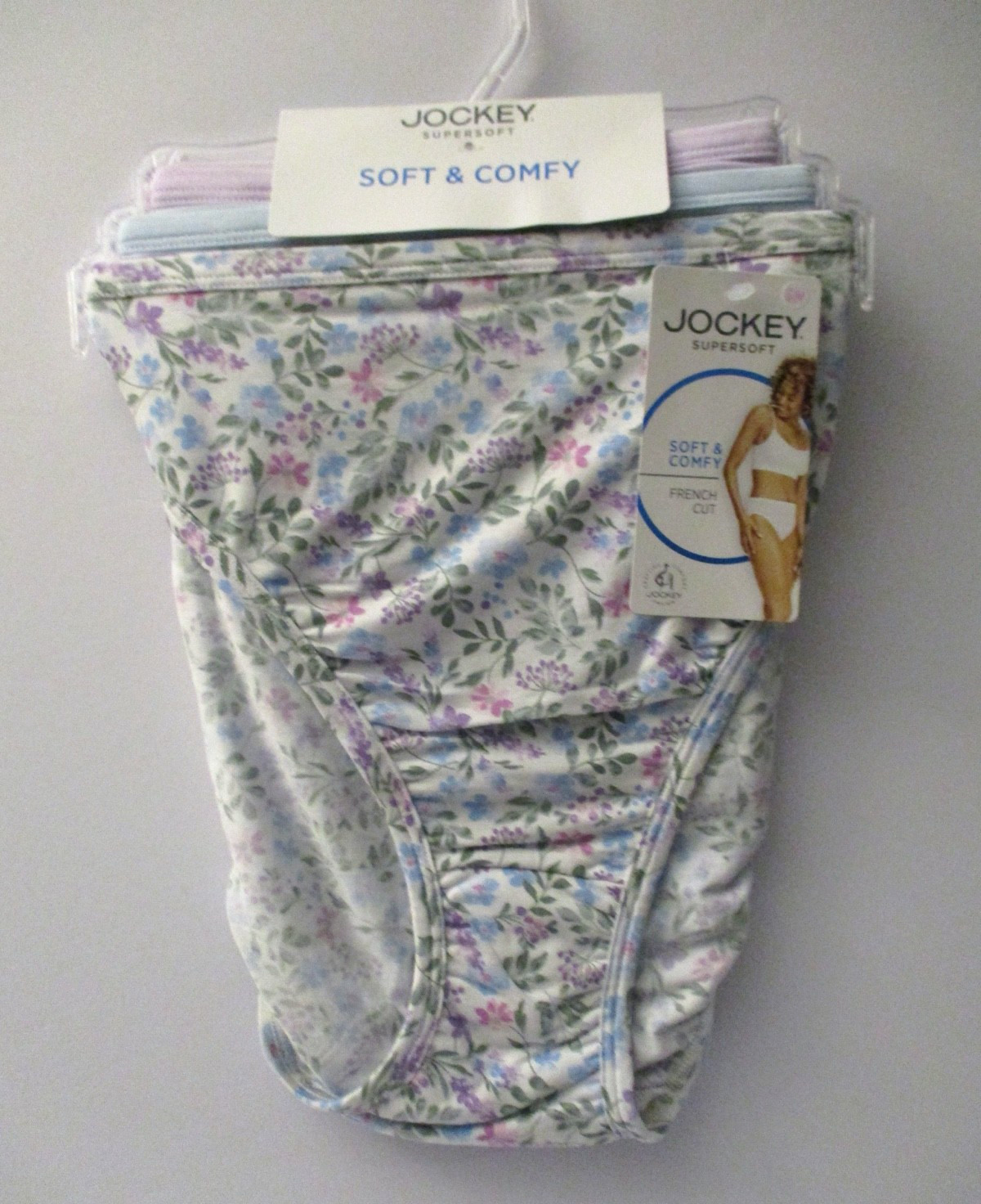 Jockey womens French Cut panties supersoft stretch 3 pair size 6/M style 2071