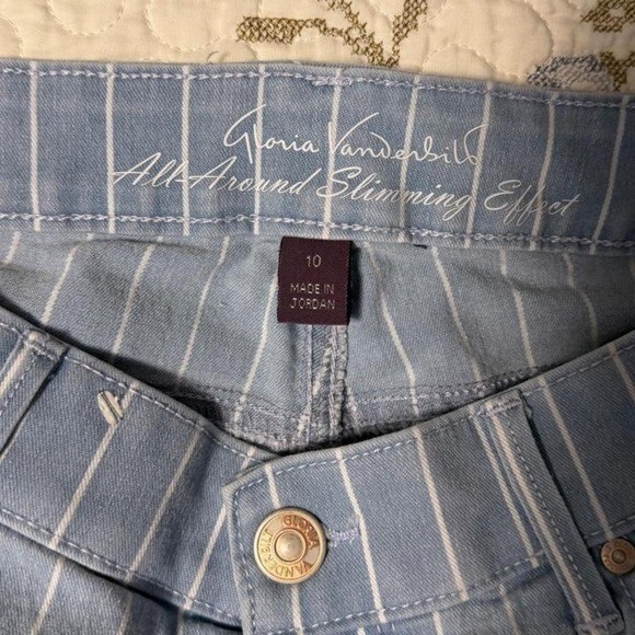Gloria Vanderbilt Amanda Stretch Capri Jeans Women&rsquo;s Size 10