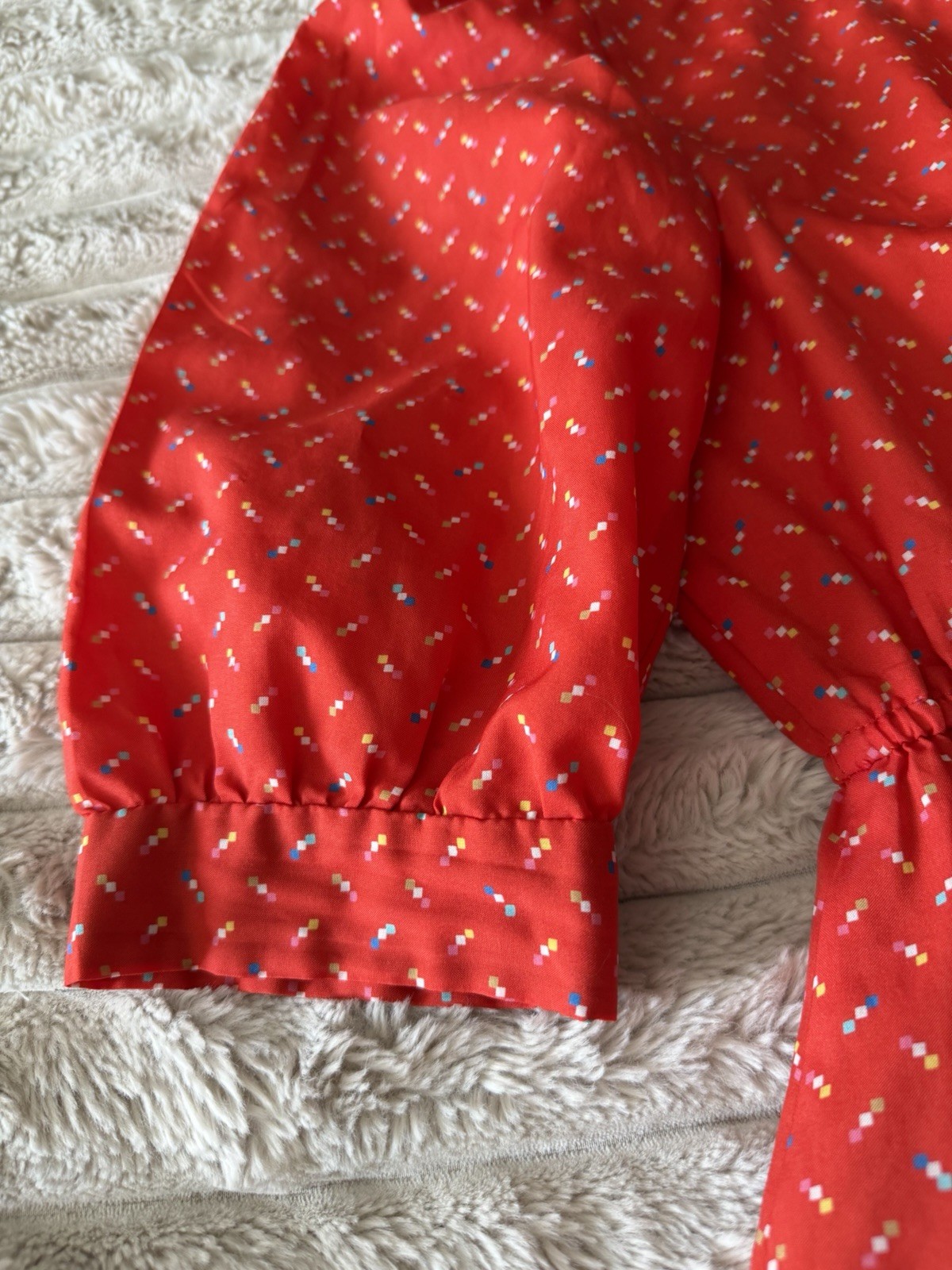 80s Lightweight Red Dress Chipper California