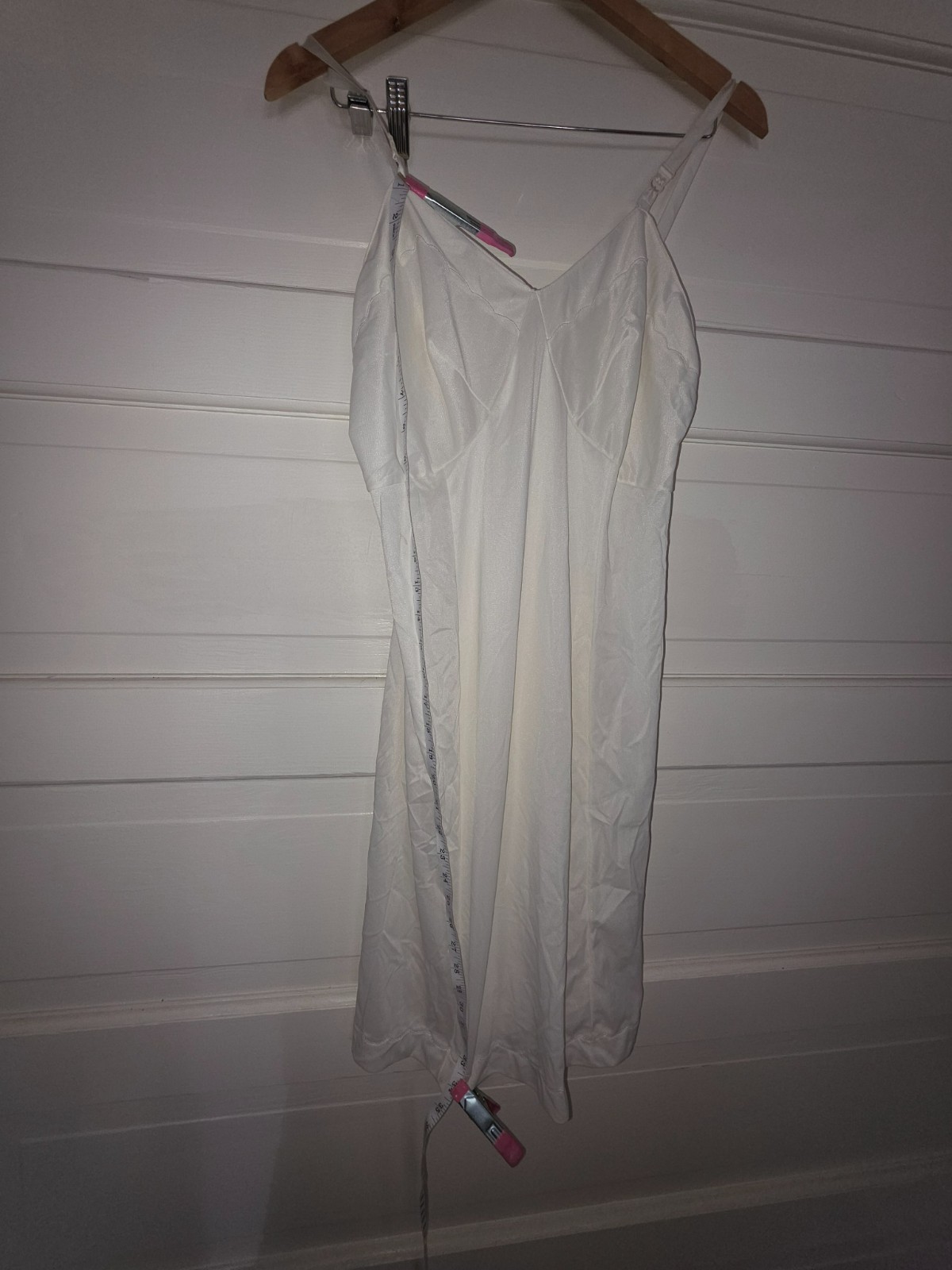 Circ. 70&rsquo;s – Sears Slip White Full Slip Size 36 Average Nylon USA