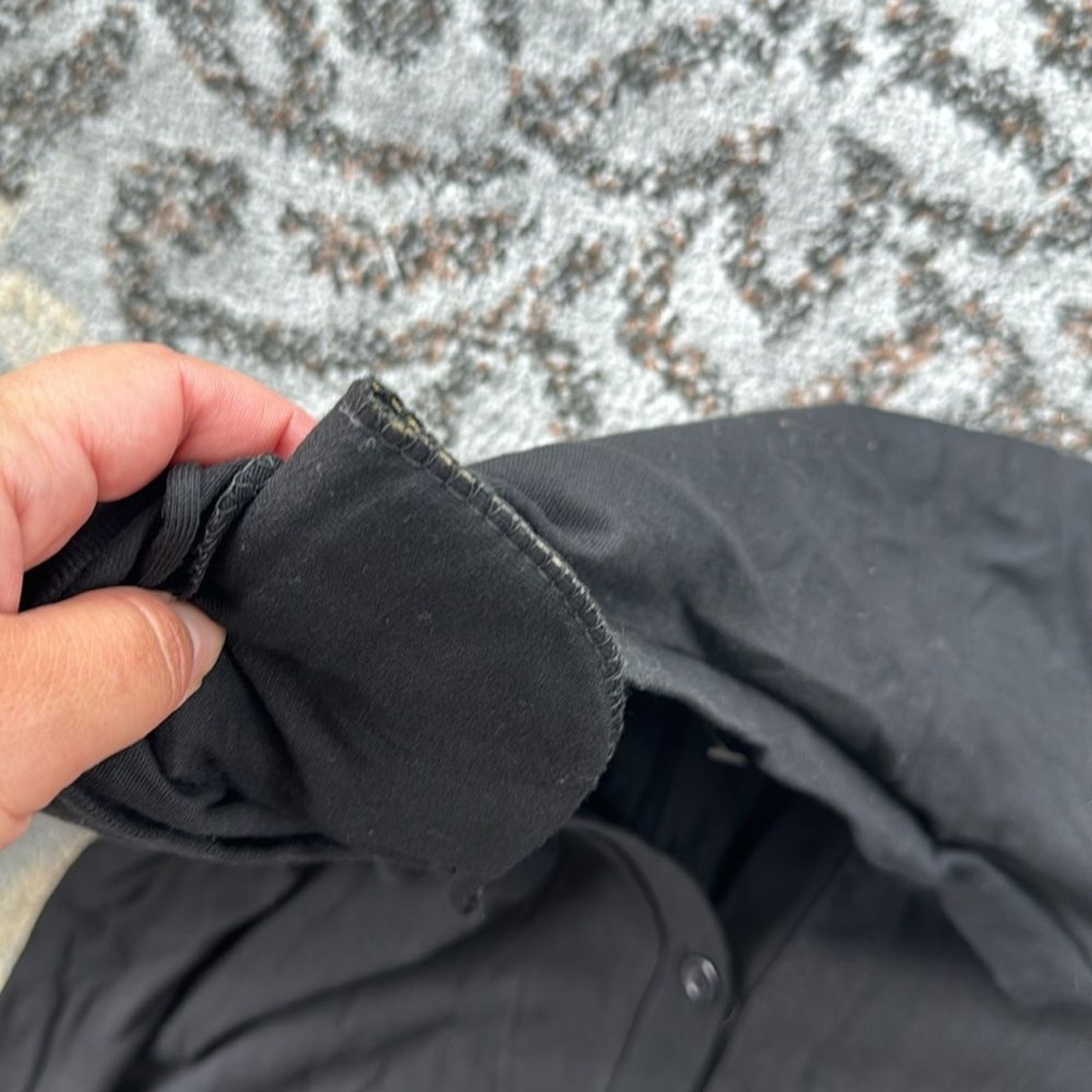 Vintage Reference Point Button Down Cardigan Black Medium