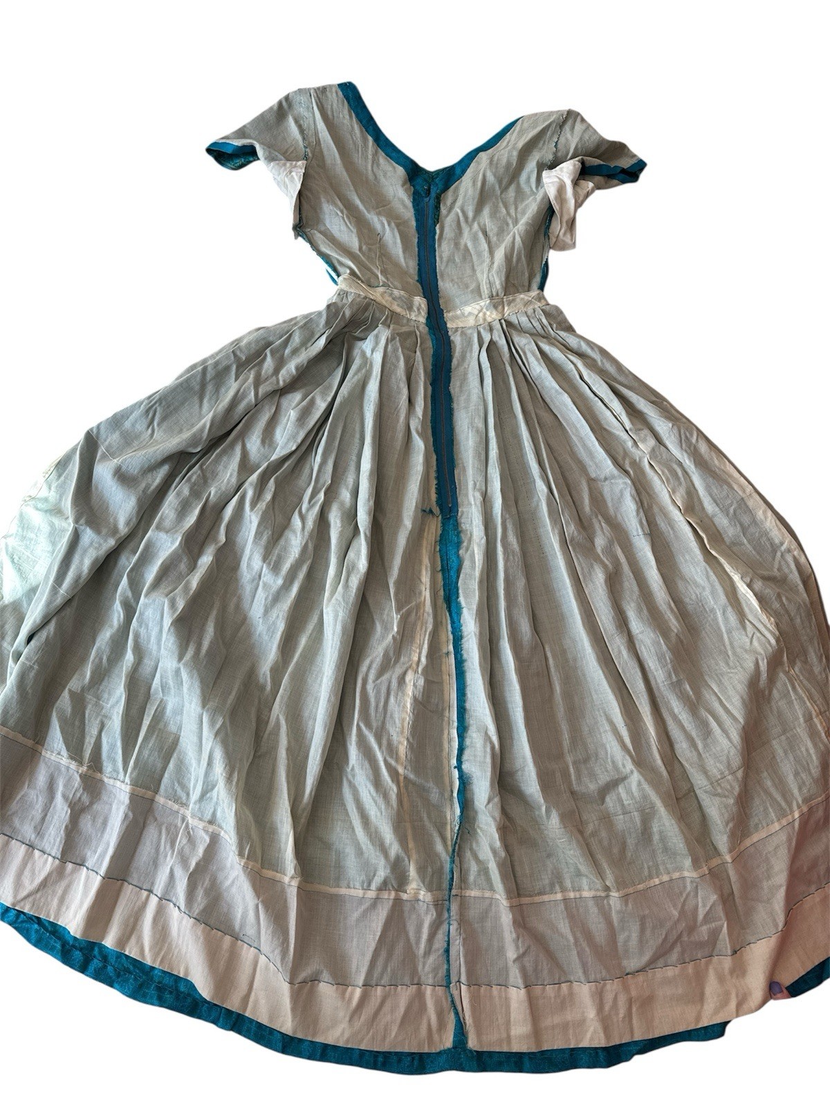 Silk 1950’s Vintage Dress Size 26- See description