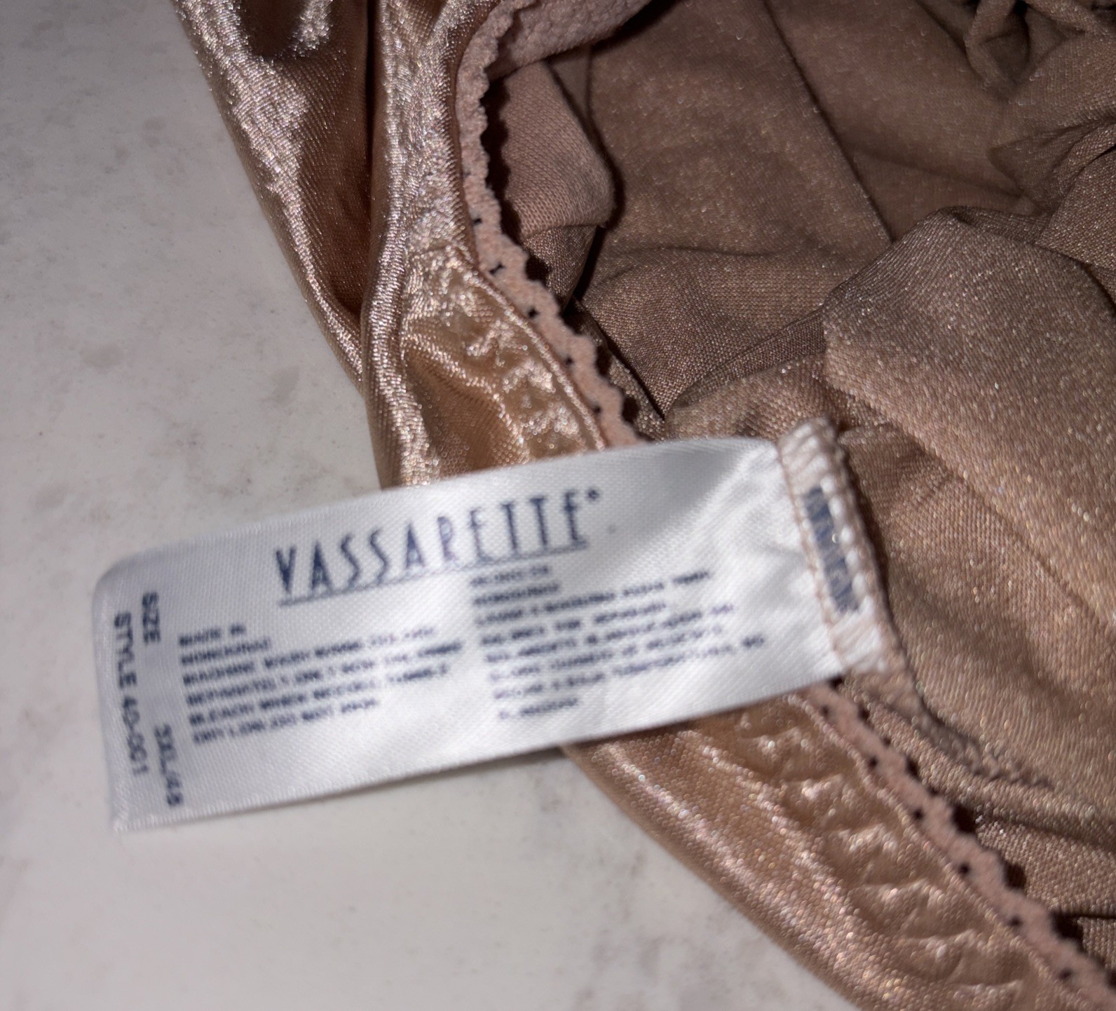 NWT Vassarette Smooth Shape Brief Undershapers #40001 3XL, 2010 Lot/4