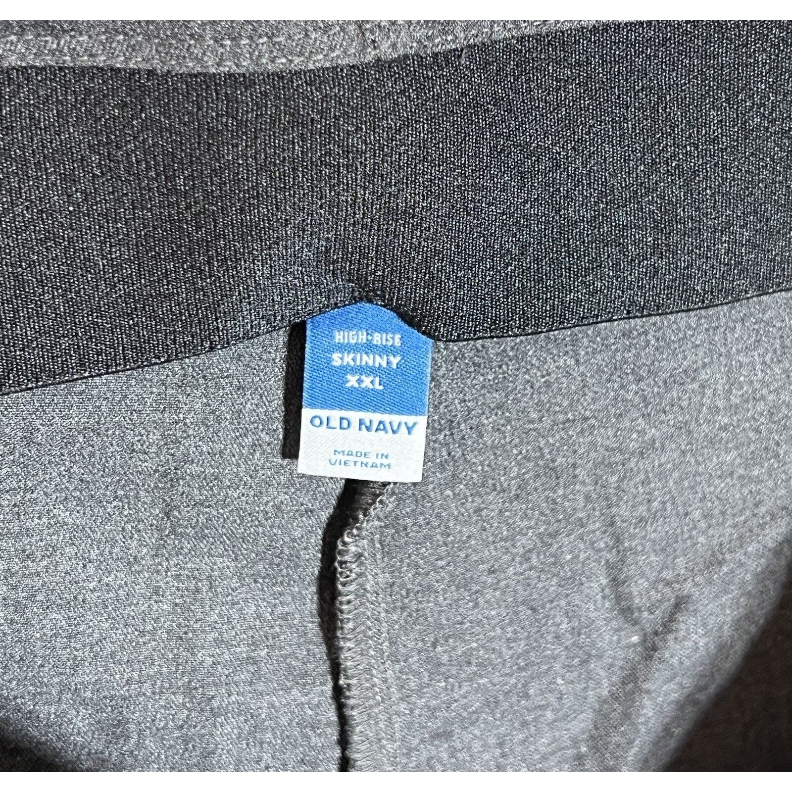 Old Navy High RisePull On Pants Womens Sz XXL Gray Stretch Ankle Zip Pockets New
