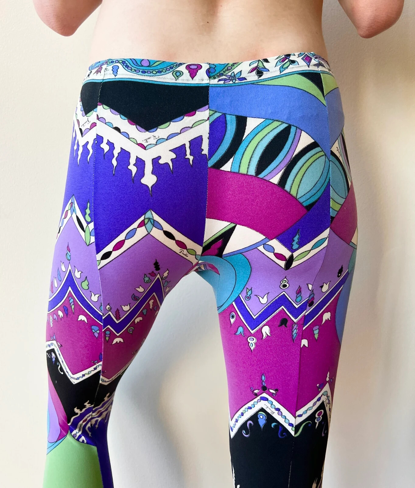 EMILIO PUCCI 1960’s * Psychedelic * Kaleidoscope * Print Stocking Leggings