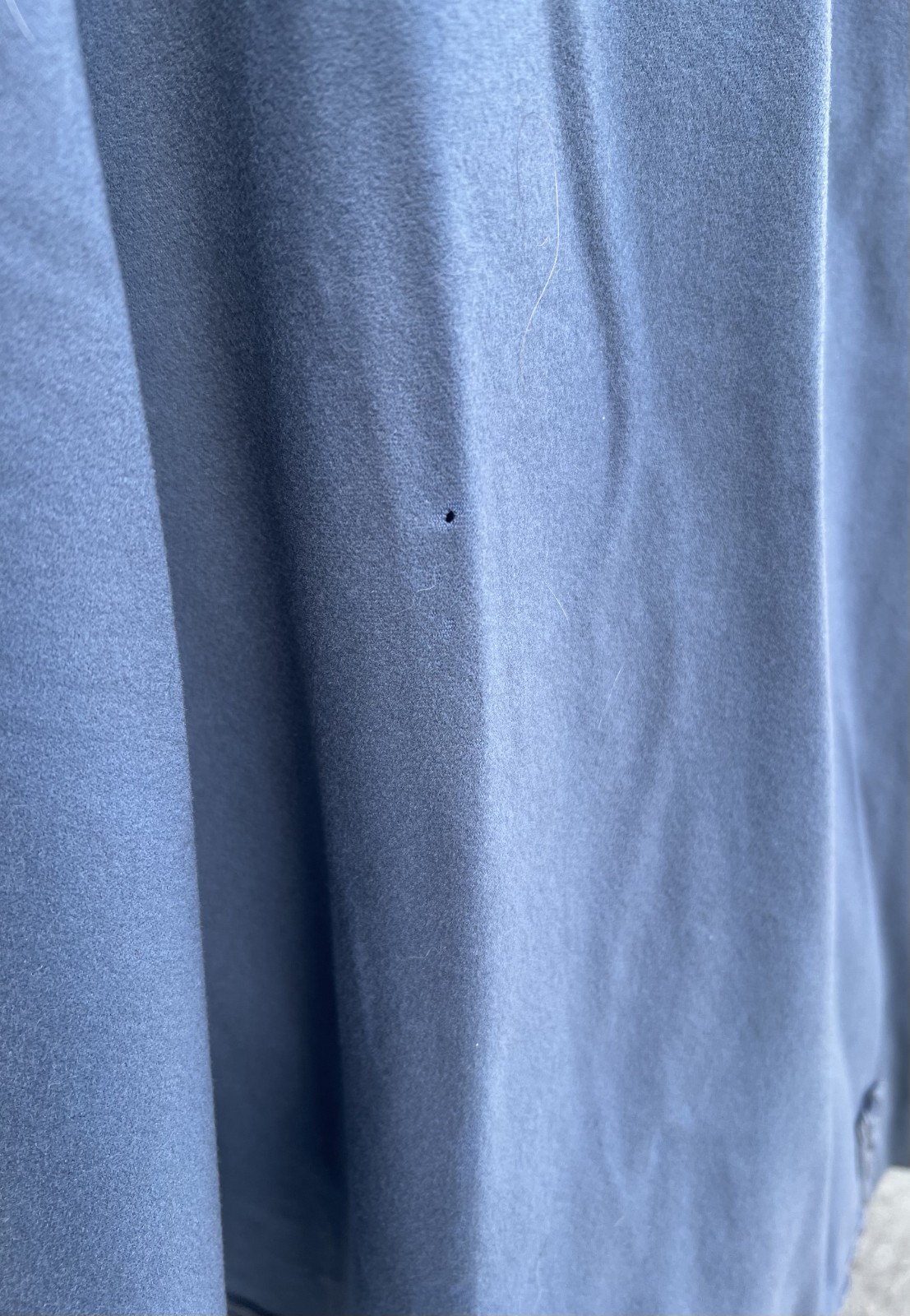 ANTIQUE EDWARDIAN BLUE WOOL 2PC WALKING SUIT DRESS