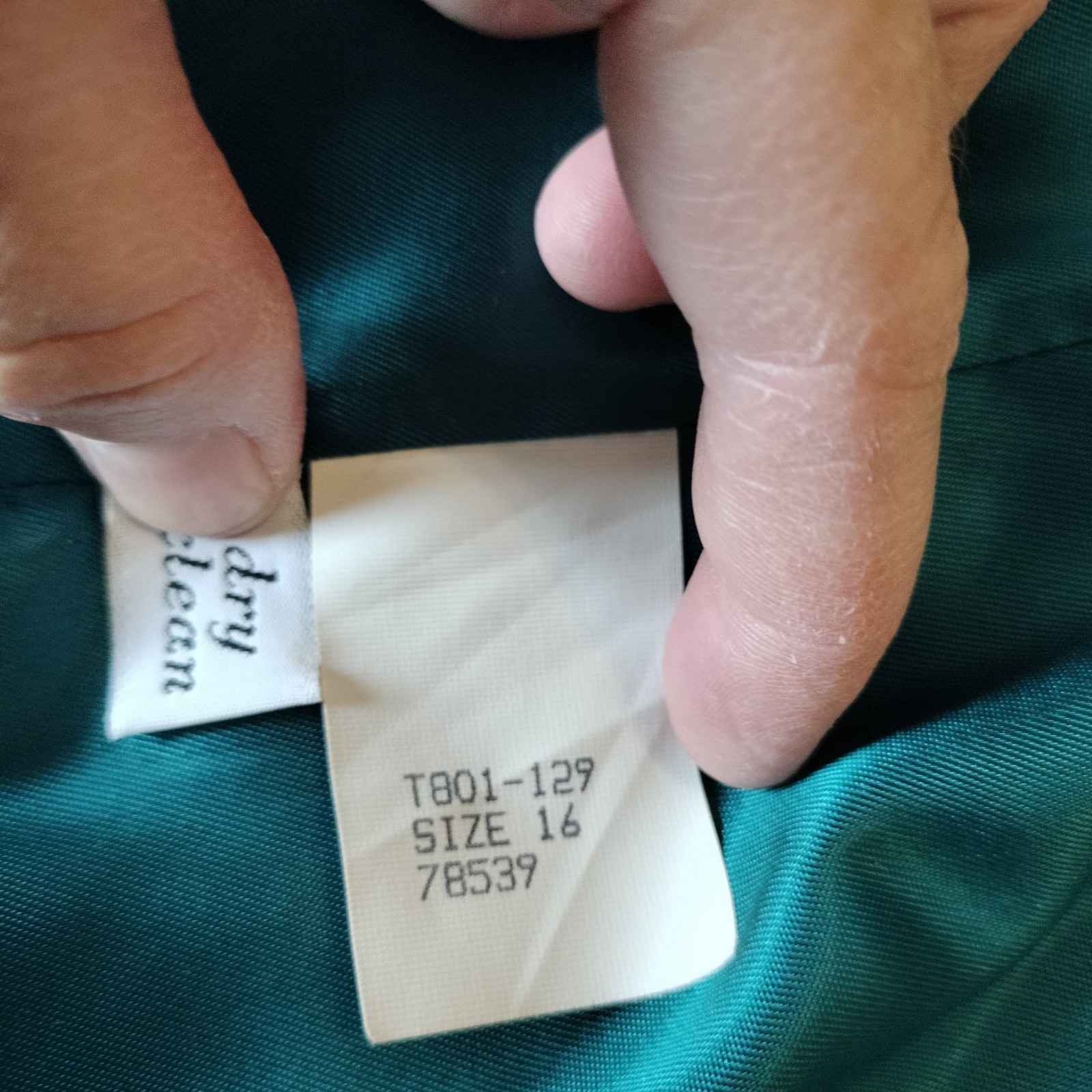 Vintage 1970s Pendleton Virgin Wool Lined Teal Trench Coat Women&rsquo;s 16