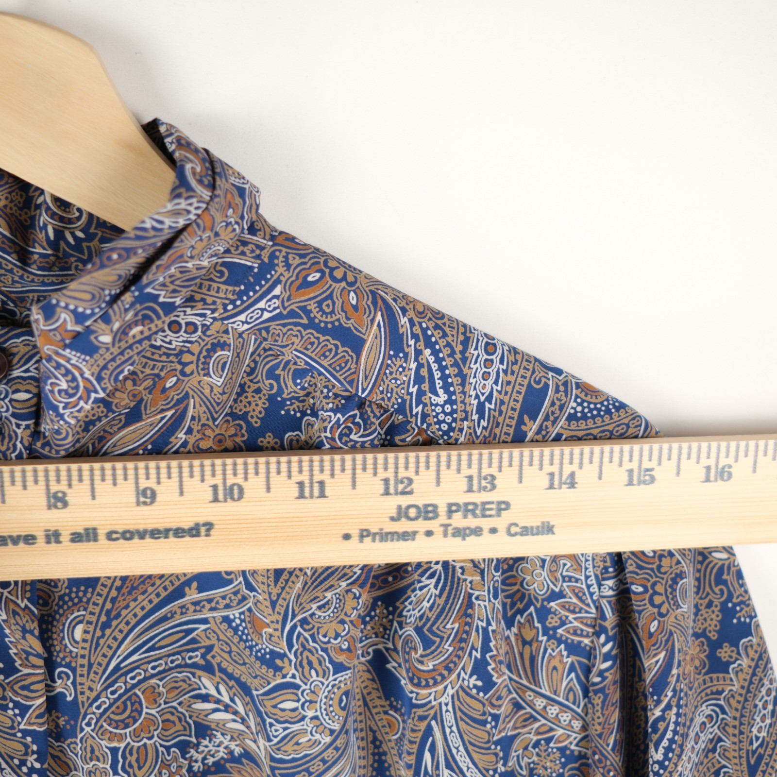 VTG Country Sophisticates Pendleton Paisley Blouse Mock Neck Women&rsquo;s Size L EU