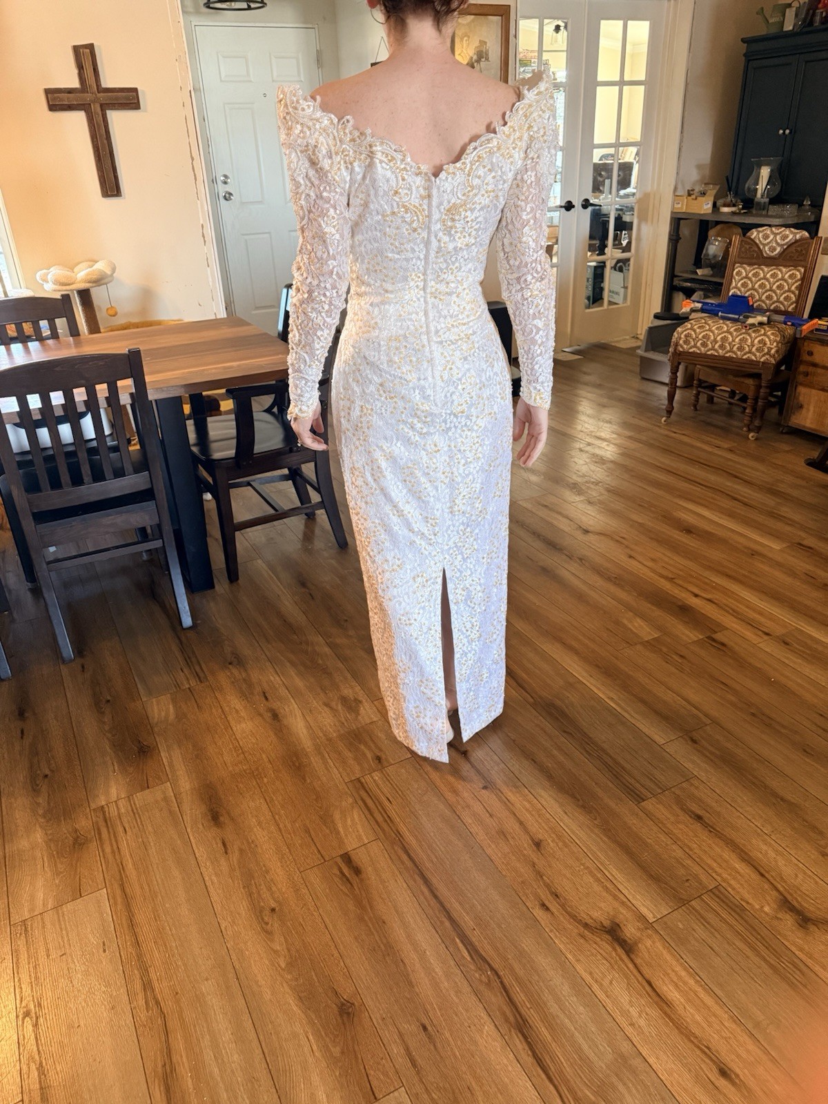 1980s wedding dress vintage See Description For Measurements