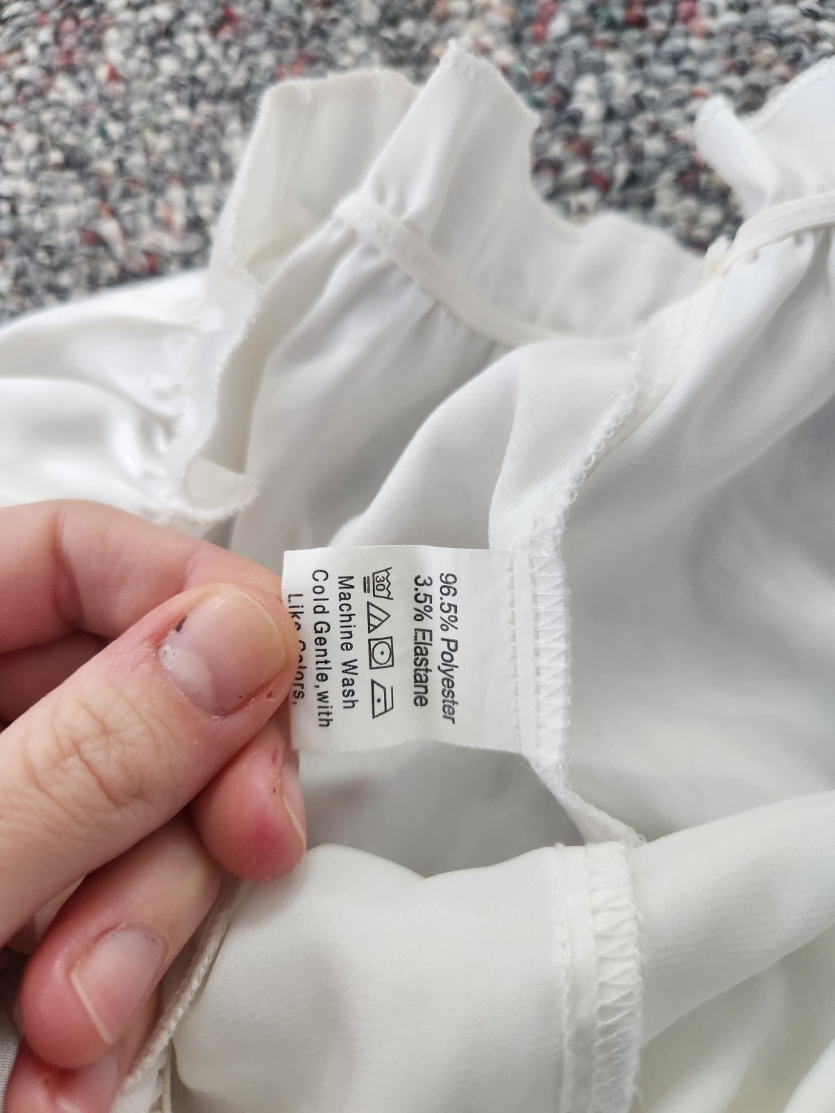 80s/90s White Satin Sleep Shorts