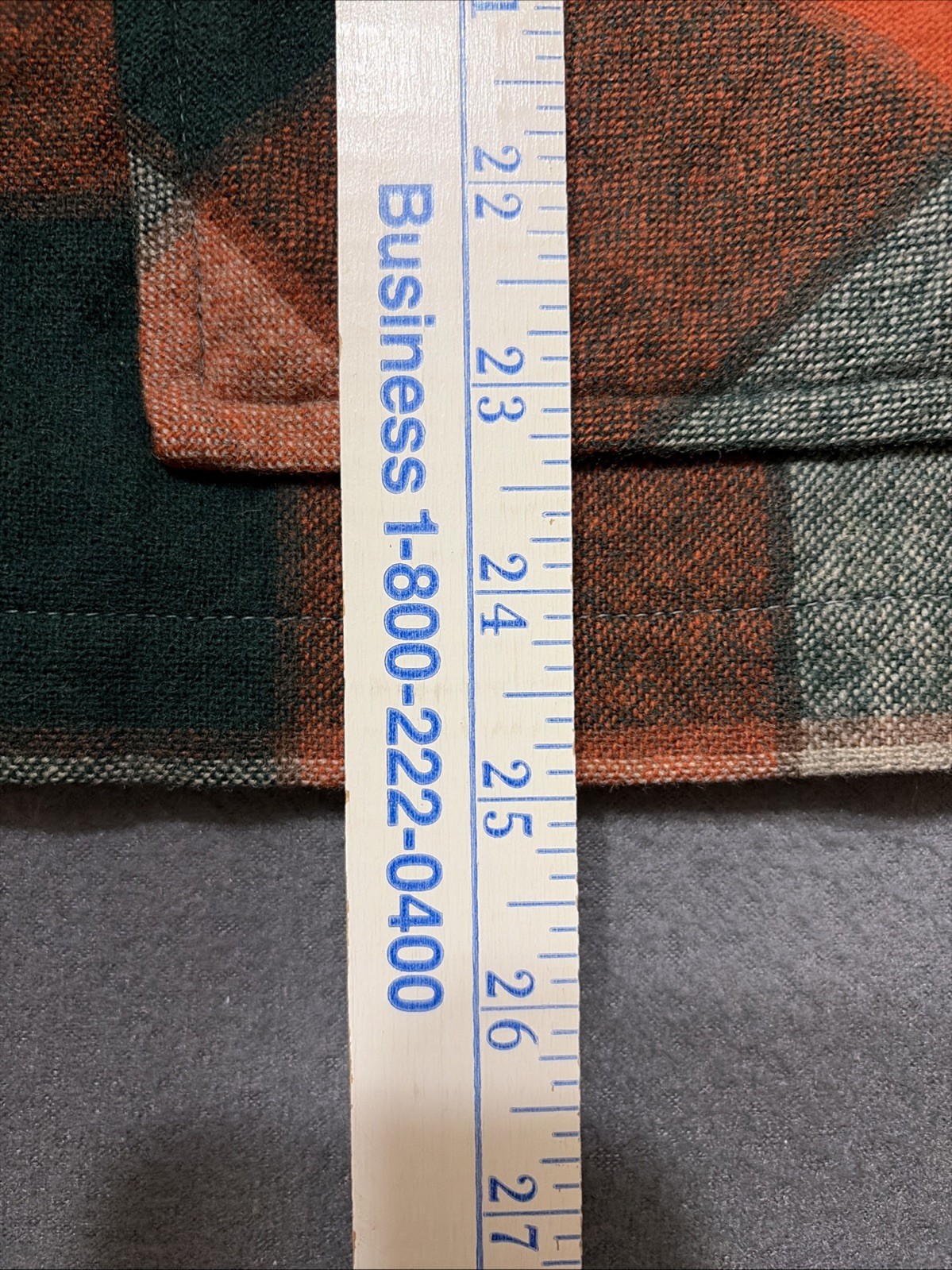 Vintage 50s Pendleton 49er Wool Rare Autumn Orange Green Plaid Chore Coat LG