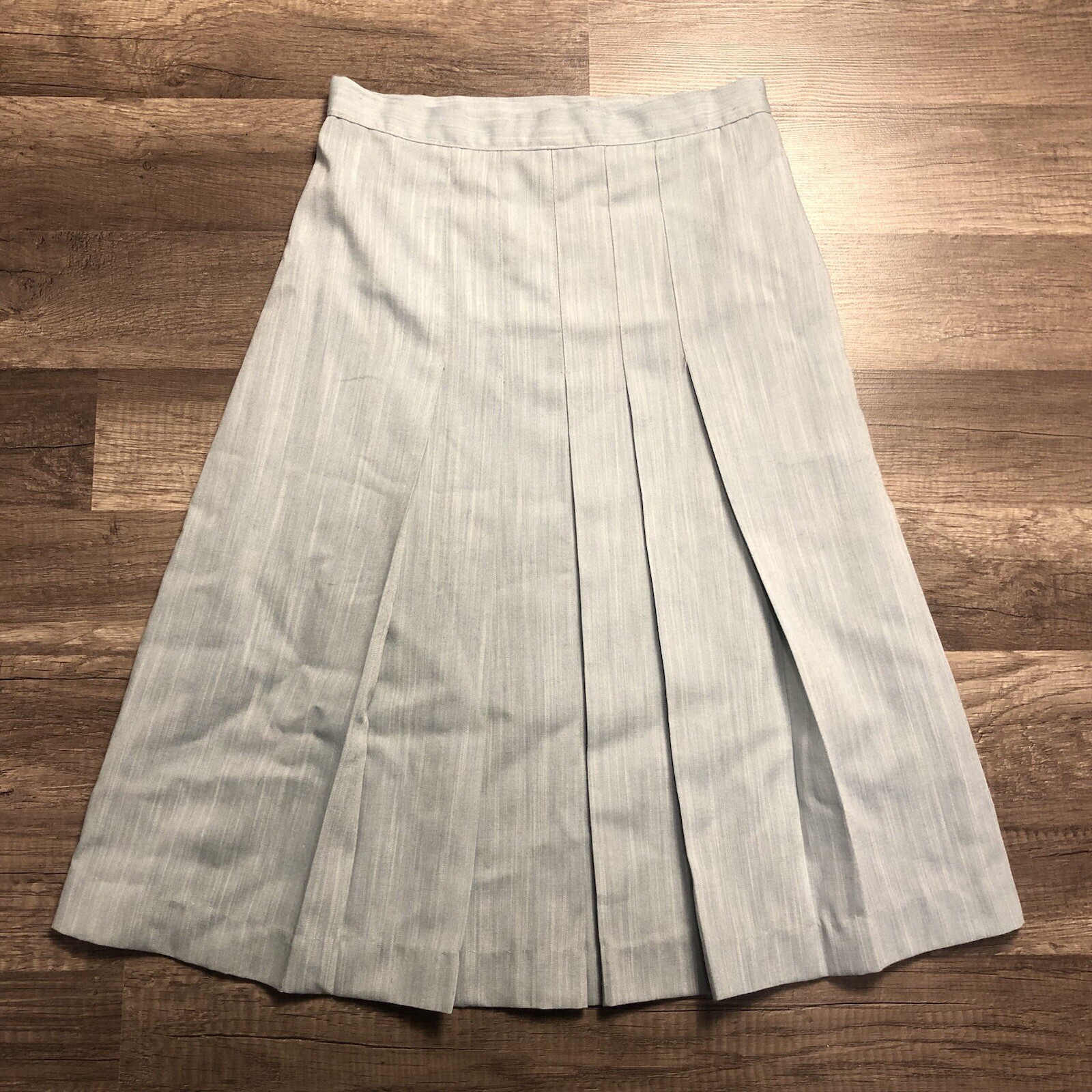 VTG Rrrrruss By Russ Togs Pleated Skirt Womens XS / S Union Made USA Below Knee