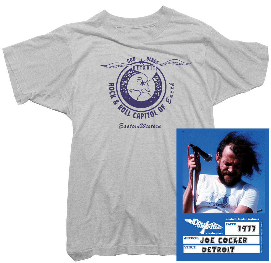 Joe Cocker T-Shirt – Detroit Tee worn by Joe Cocker – Womens