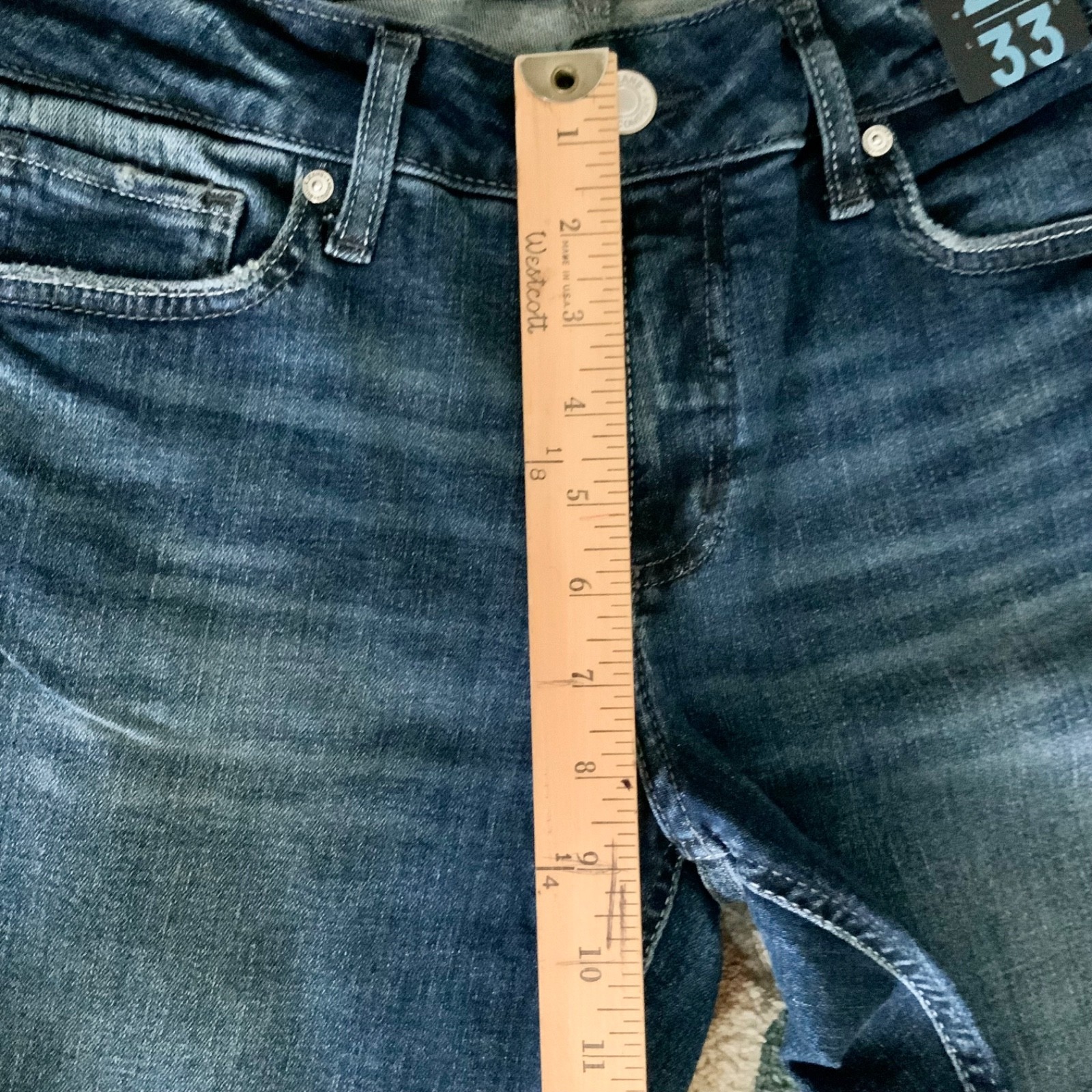Women&rsquo;s Silver Blue Jeans indigo Elyse Slim Boot 29/33 Regular NWT