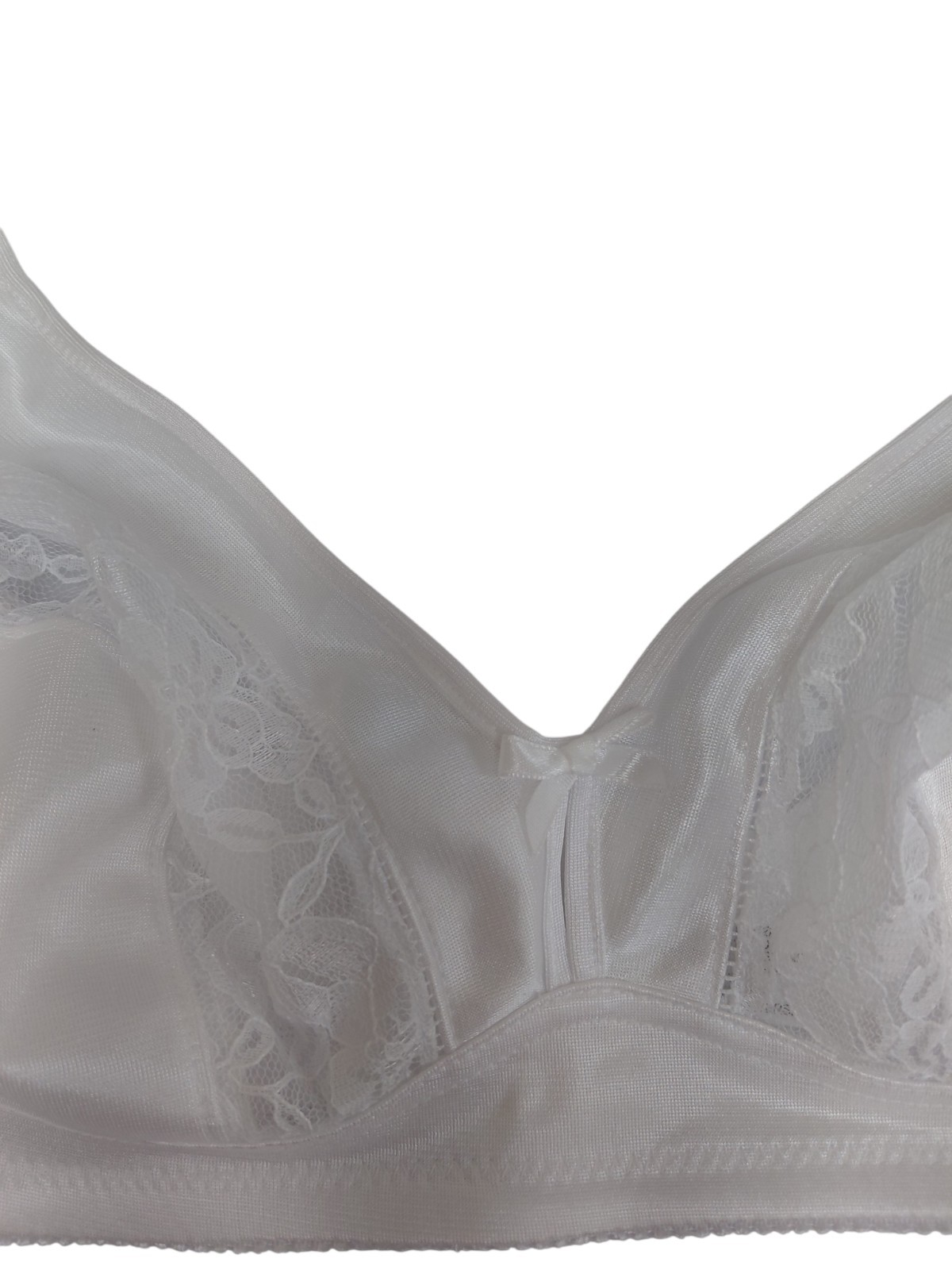 Vintage White Bra Size 38B
