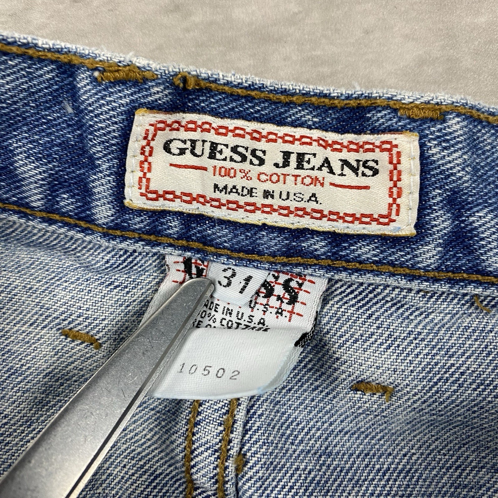 vintage 90s Guess Jeans denim skirt 31 26 style 10502