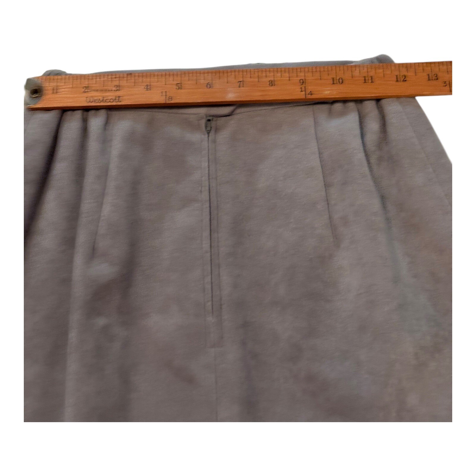 Lilli Ann Vintage 1970s Adolph Schuman Braided Trim Skirt Suit Gray Tailored XS