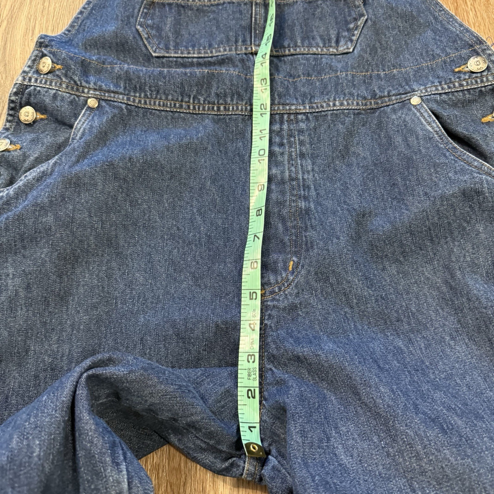 Vintage 1990&rsquo;s Cherokee Bib Overalls Blue Denim – Women&rsquo;s Large – EUC