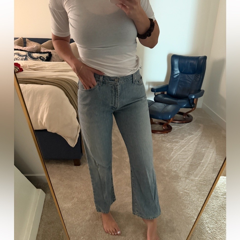 Calvin Klein CK Vintage 90s Y2K High Rise Straight Leg Denim Jeans 32 / 10/ 12