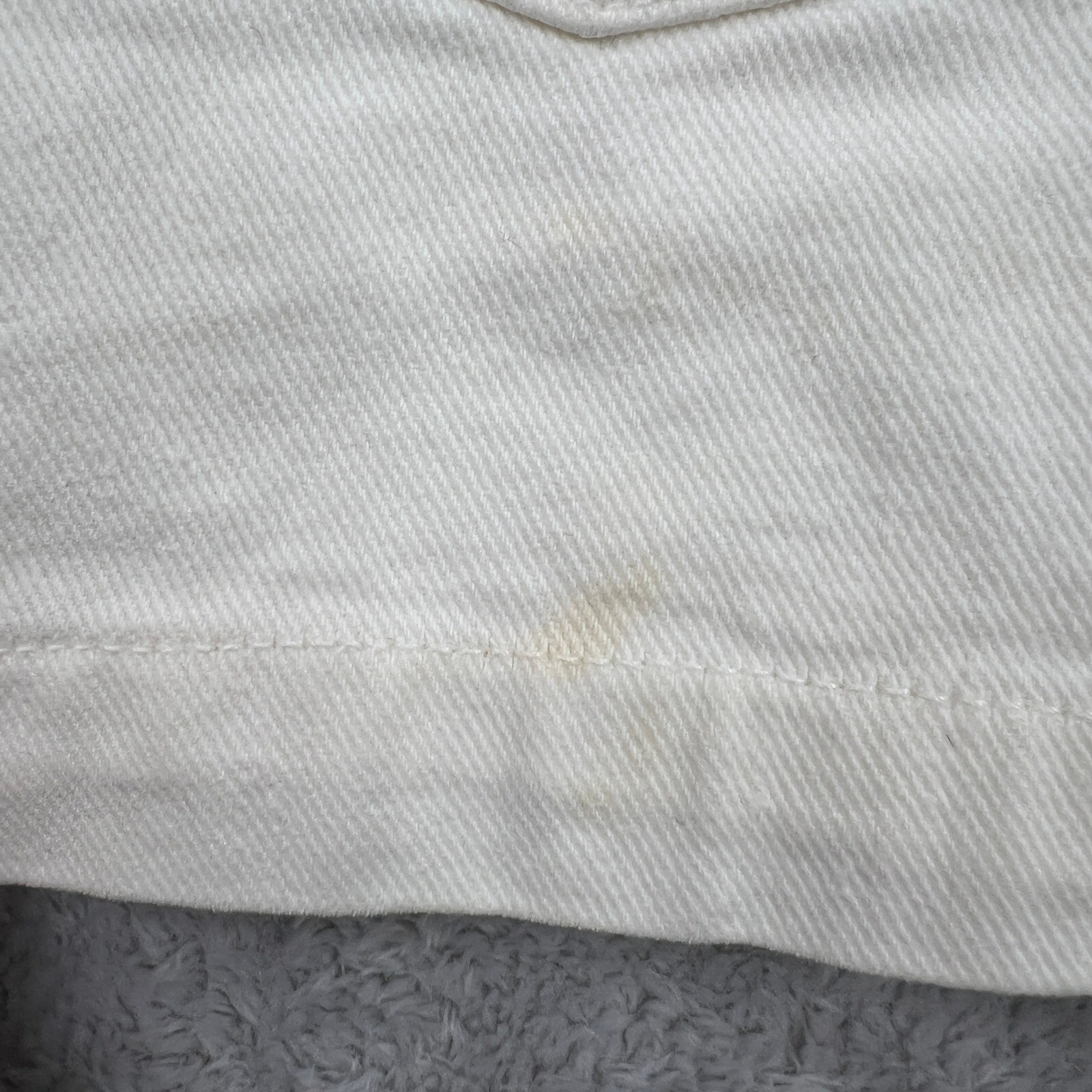Guess Vintage High Waisted Denim Shorts 25 White Women Made in USA 90s Retro