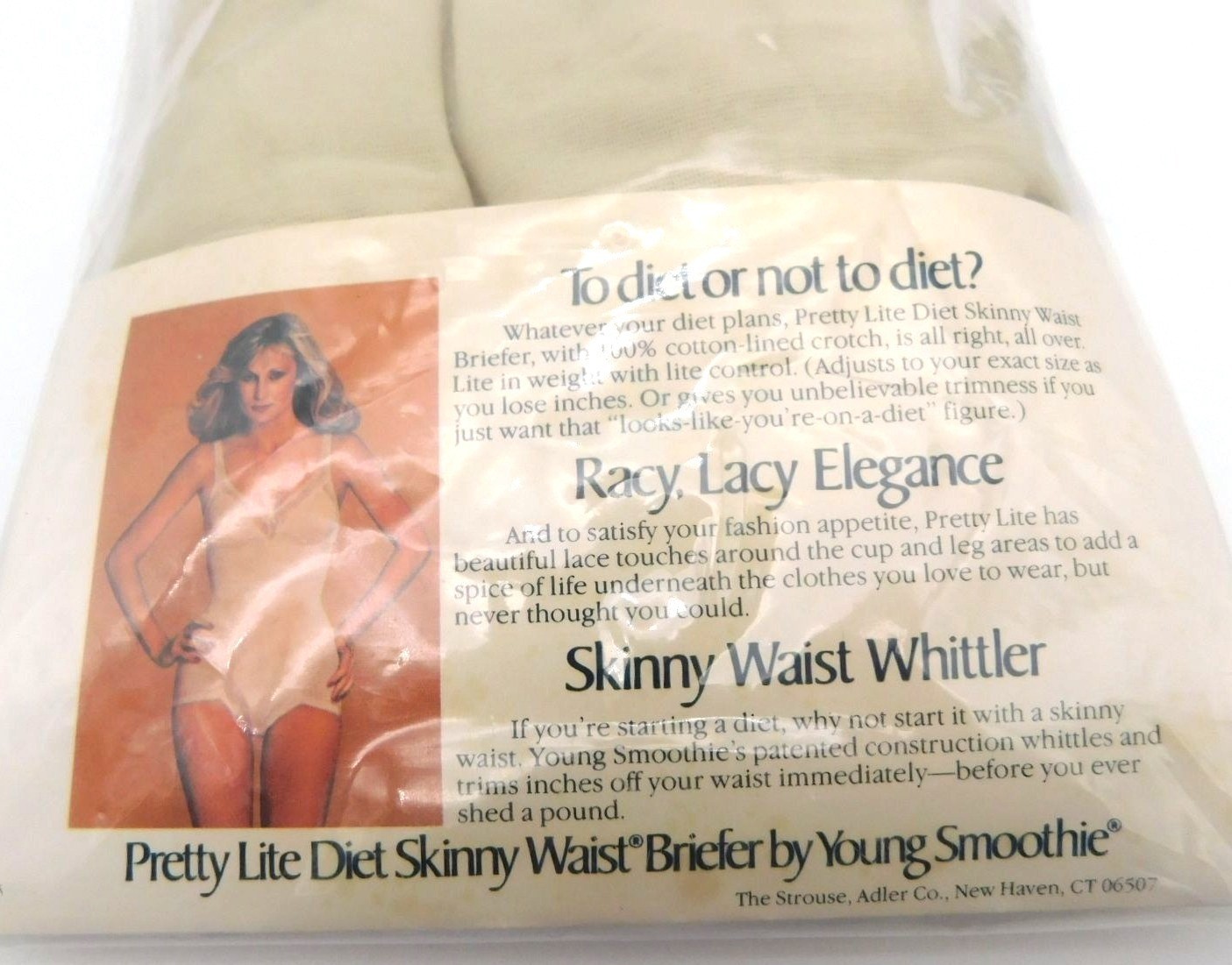 Vintage Young Smoothie Pretty Lite Briefer Beige Seamless Soft Cup 38B