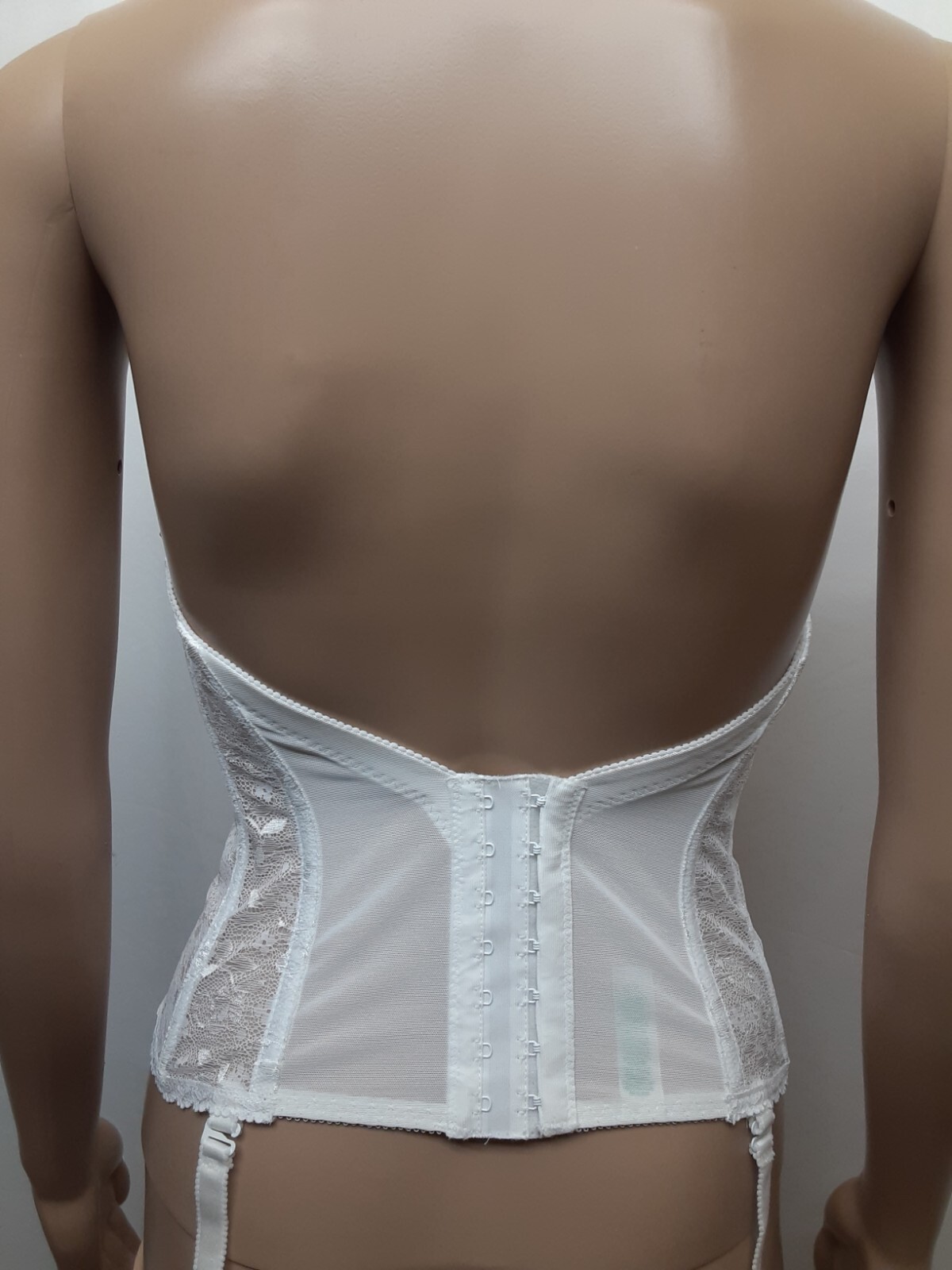 NWT Carnival The Silhouette Maker ll Underwire Strapless Corset White 32 C