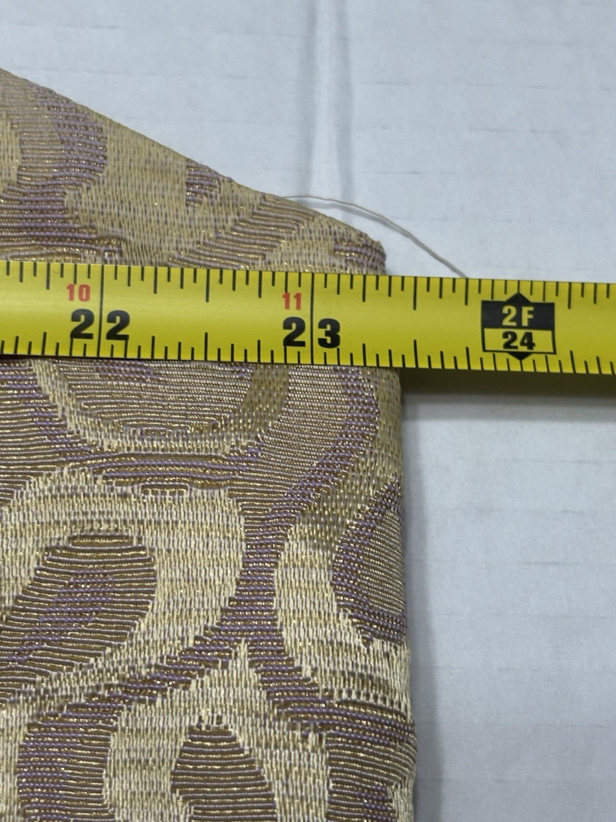 Vintage Club France 3 Pc Skirt Suit Womens 20 Gold Brocade Made USA